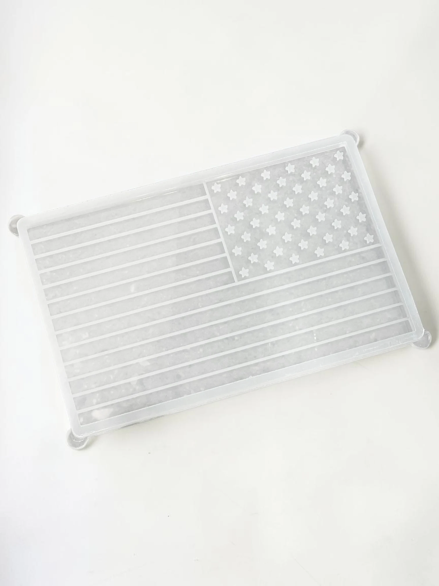 Royalchessset American Flag Silicone Mold Platinum Cure 16x10x0.5 Inch - Image 2