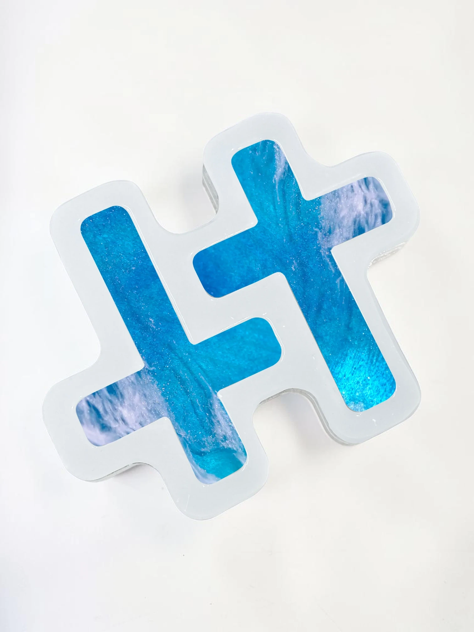 Royalchessset Double Mini Cross Silicone Mold Epoxy Resin Platinum Cure Silicone 6x4.3 Inch - Image 2