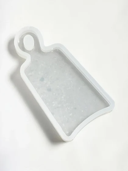 Royalchessset Amoeba Charcuterie Board Silicone Mold Epoxy Resin Serving Tray 18x8.5x1 Inch