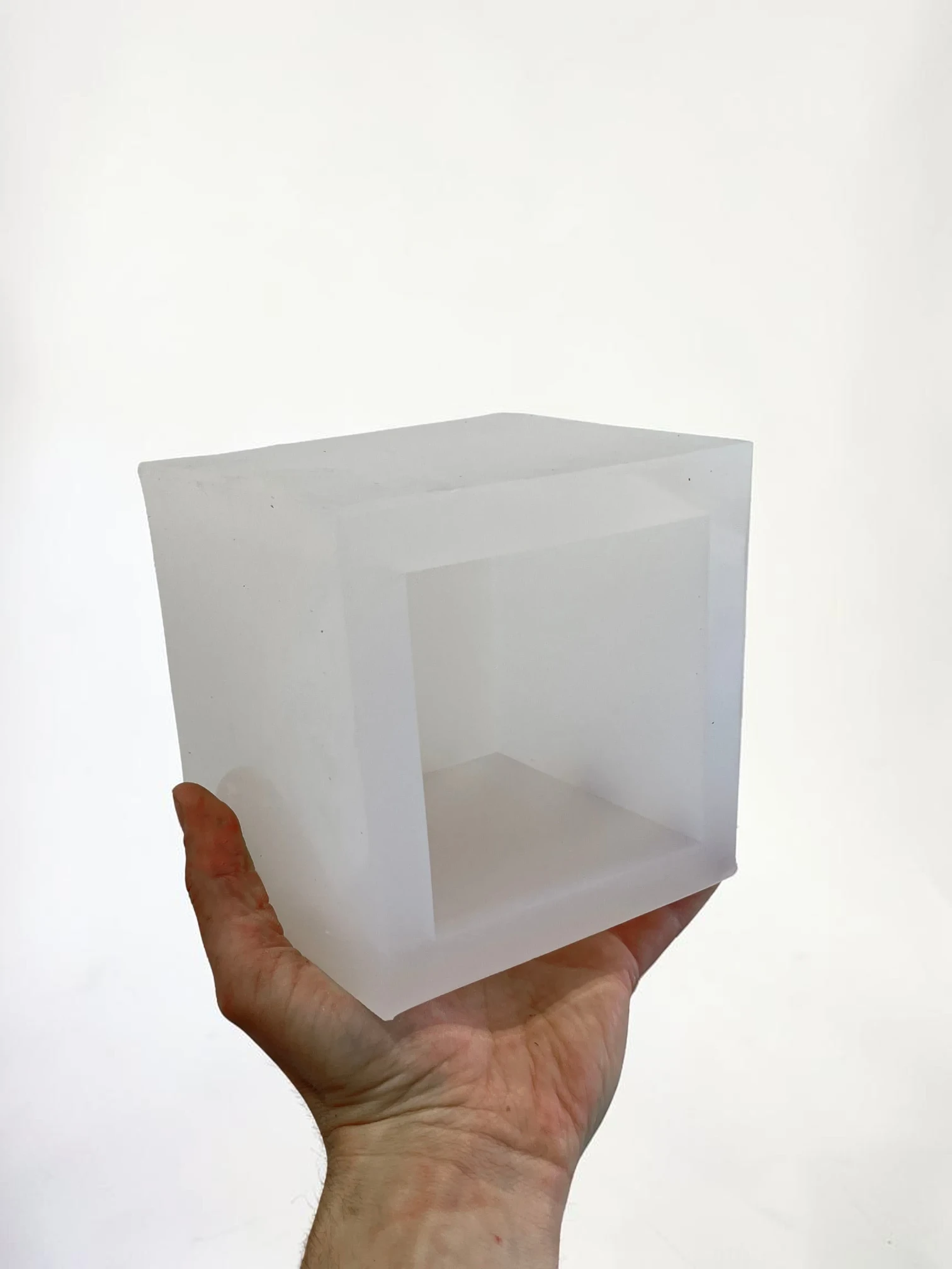 Royalchessset Cube Silicone Mold for Epoxy Resin Deep Casting 4x4x4 Inch - Image 3