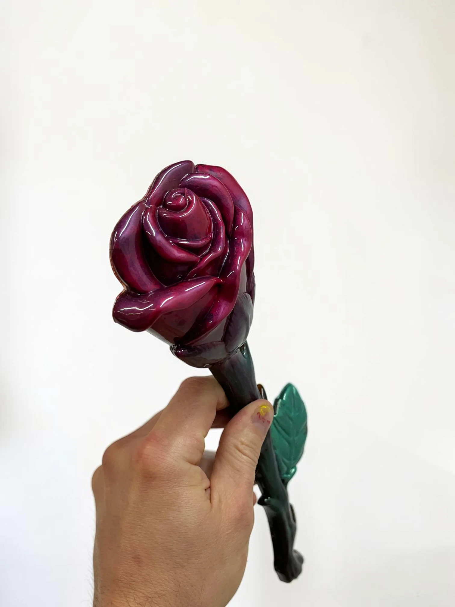 Royalchessset 3D Rose Flower Silicone Mold Platinum Cure Resin Casting & Chocolate Tray 12x3.7x1.25 Inch - Image 4