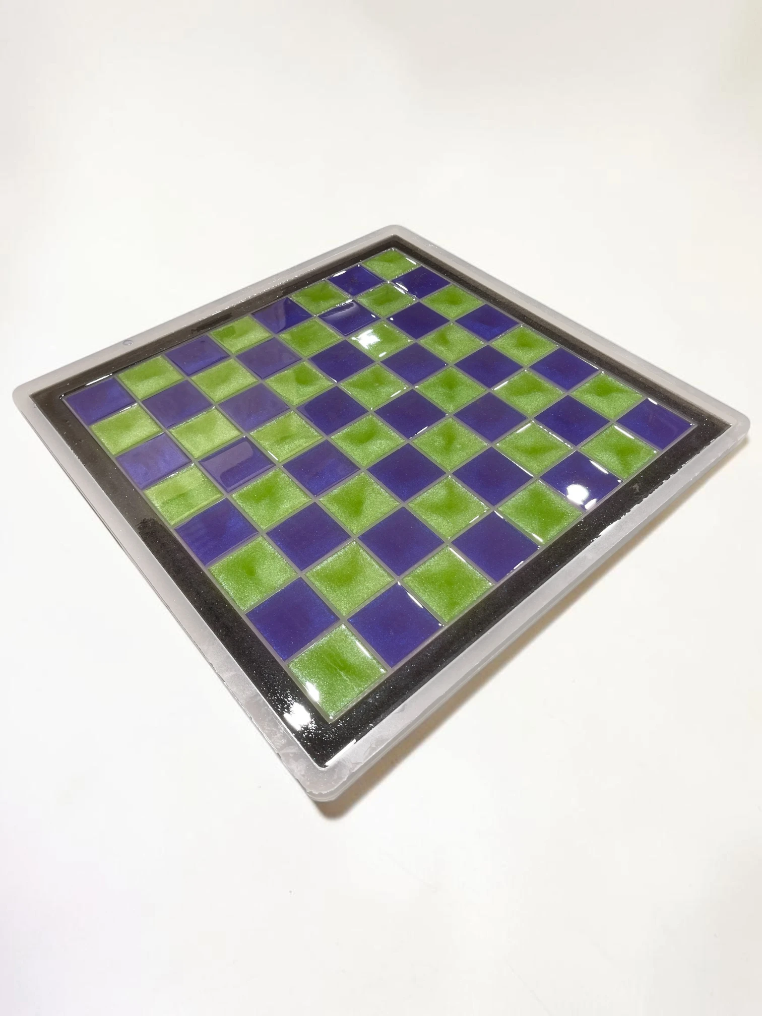 Royalchessset Chess Board Silicone Mold Platinum Cure Resin Casting 19x19x0.5 inch - Image 2