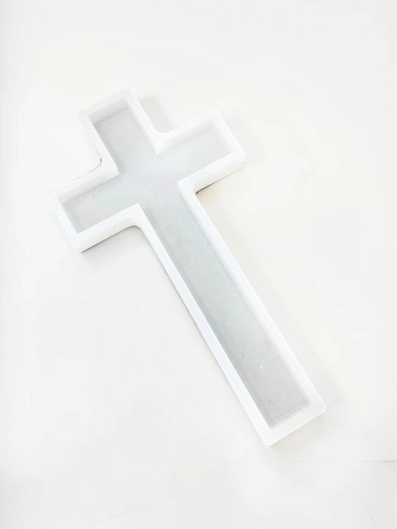 Royalchessset Cross Silicone Mold for Epoxy Resin Platinum Cure 20x10x1 inch