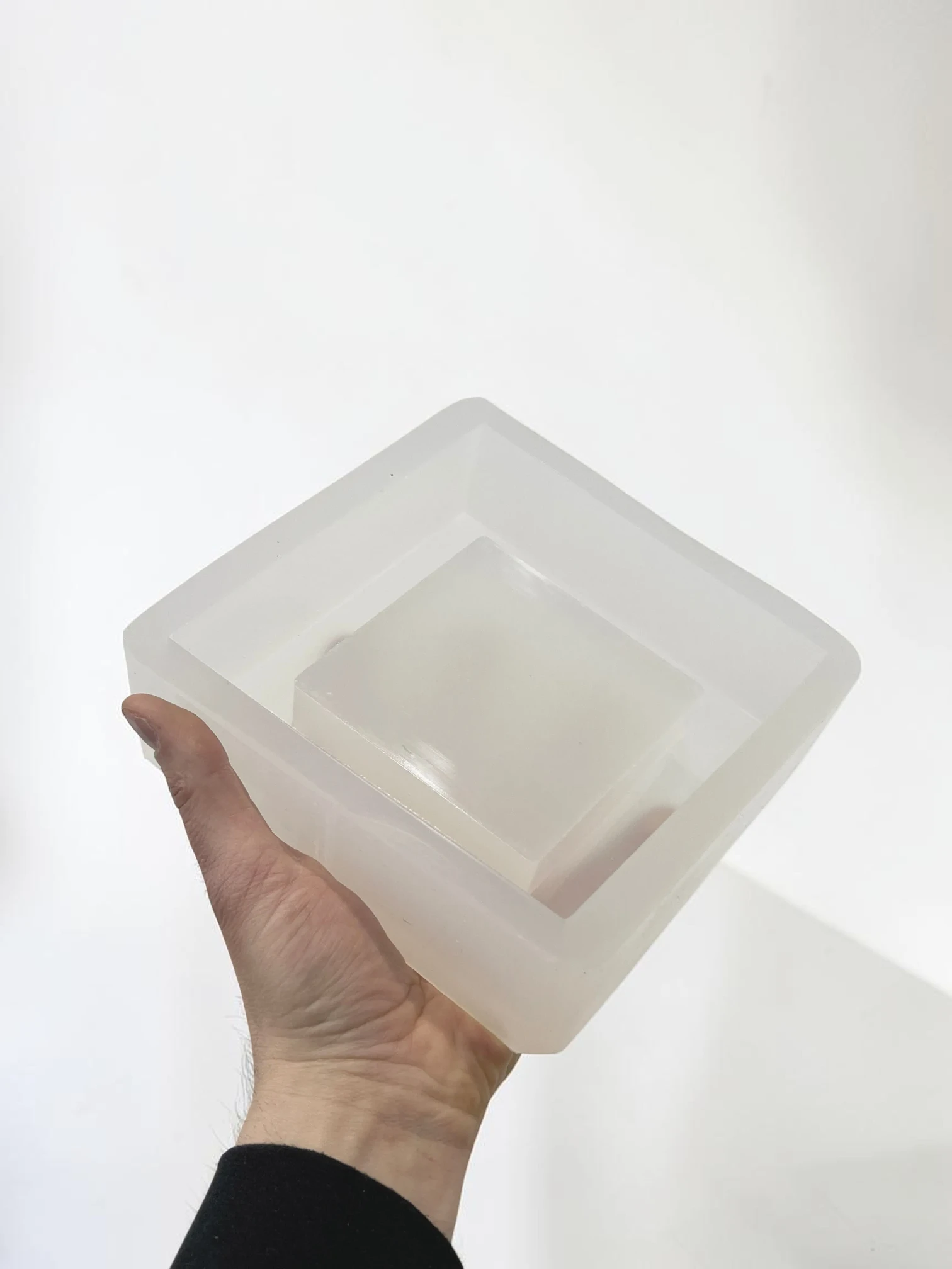 Royalchessset Silicone Mold for Epoxy Resin Square Casting Tray 6x6x2 Inch - Image 3