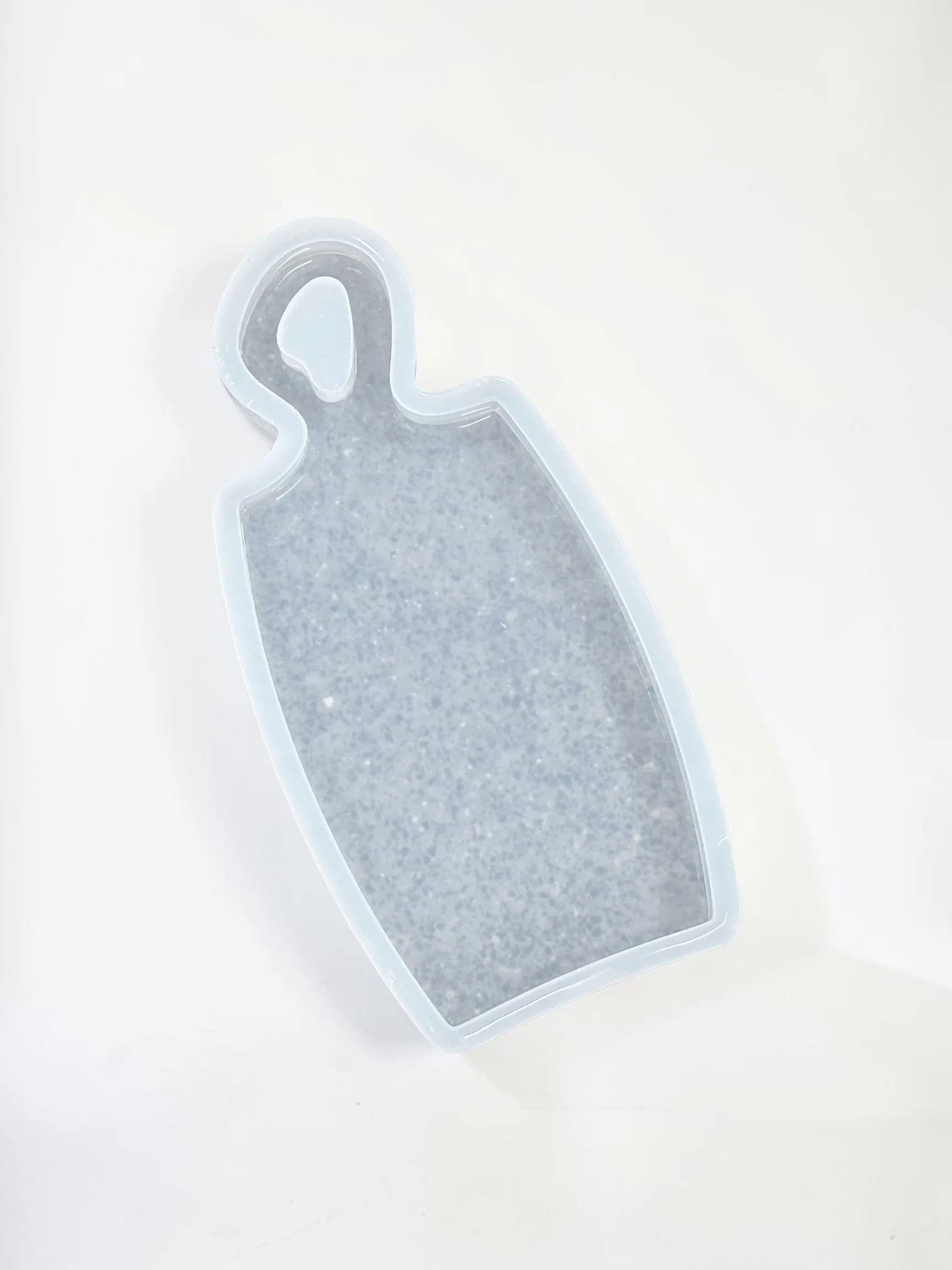 Royalchessset Cheese Board Silicone Mold Flared Organic Platinum Cure 12.0x5.5x0.75 inch