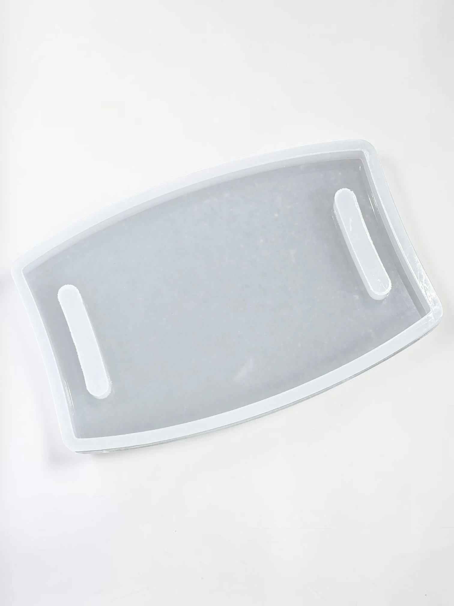 Royalchessset Warped Rectangle Silicone Mold for Resin Art Platinum Cure 15.75 x 10 x 1 Inch
