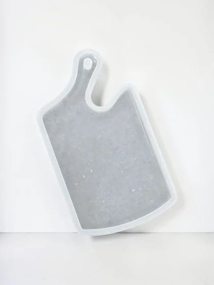 Royalchessset Cheese Board Silicone Mold Platinum Cure Silicone 12.5x6.8x0.75 Inch