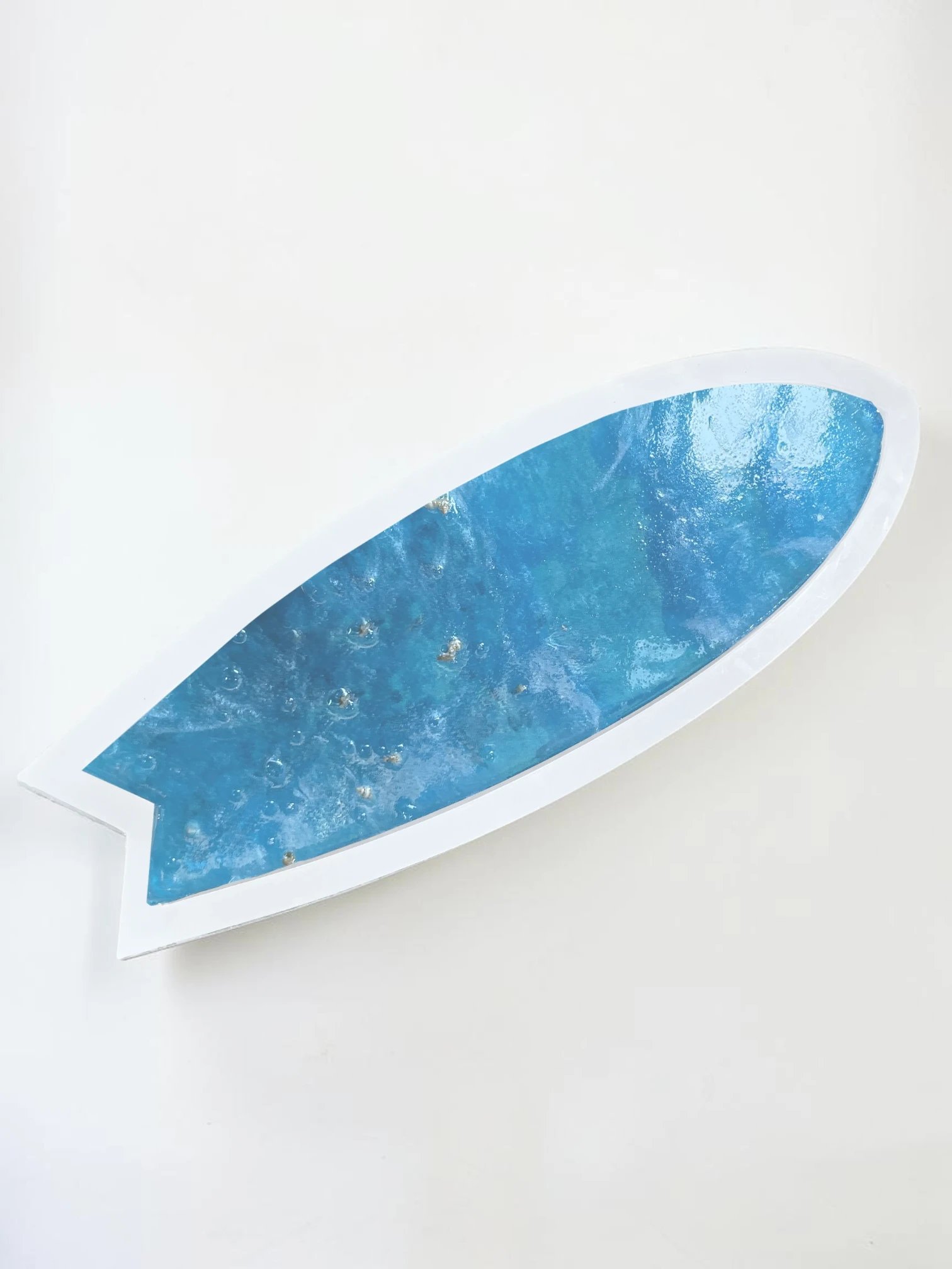 Royalchessset Fishtail Surfboard Silicone Mold Epoxy Resin Small 16x5x1 Inch Platinum Cure - Image 2