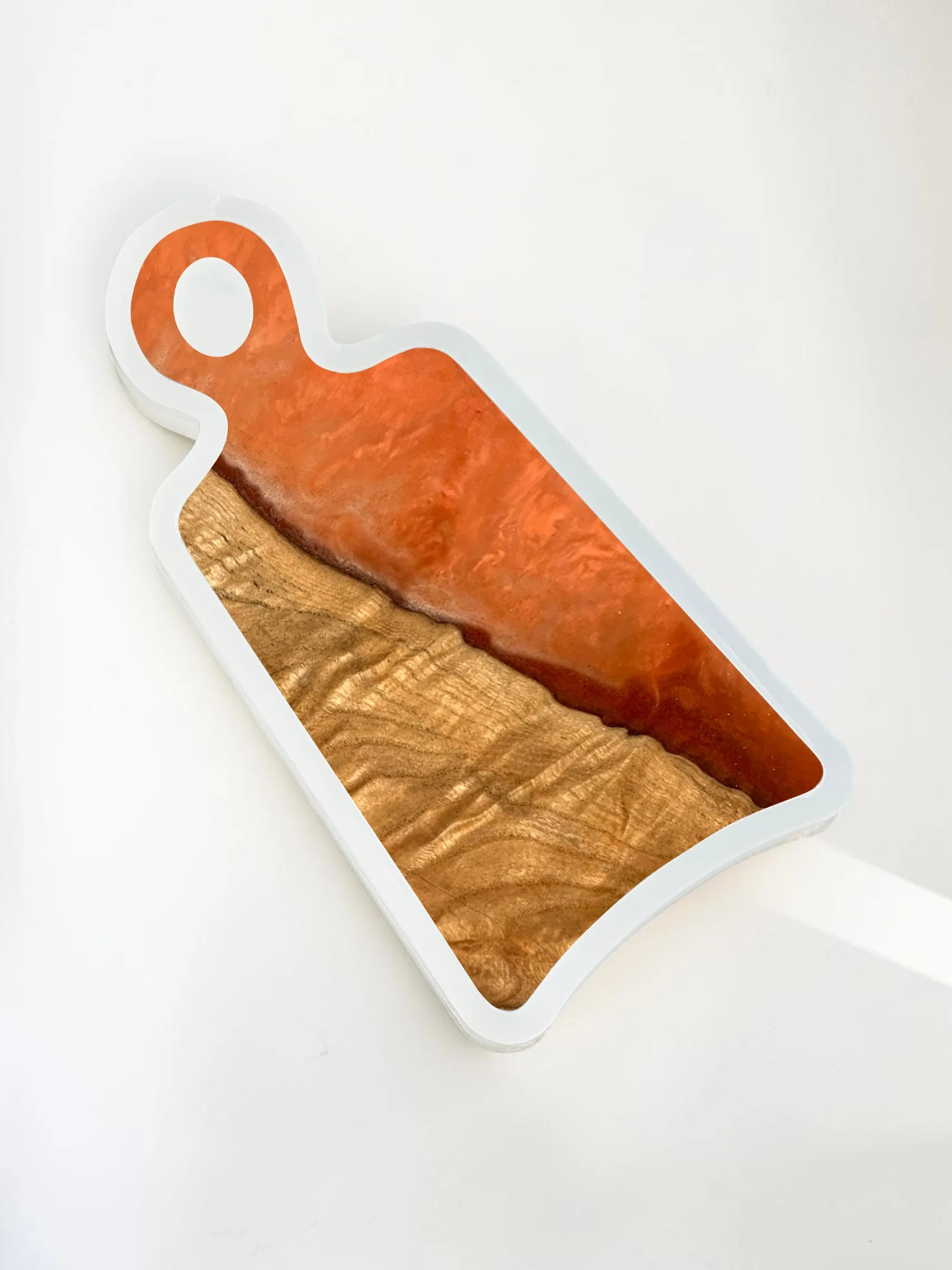 Royalchessset Amoeba Charcuterie Board Silicone Mold Epoxy Resin Serving Tray 18x8.5x1 Inch - Image 2