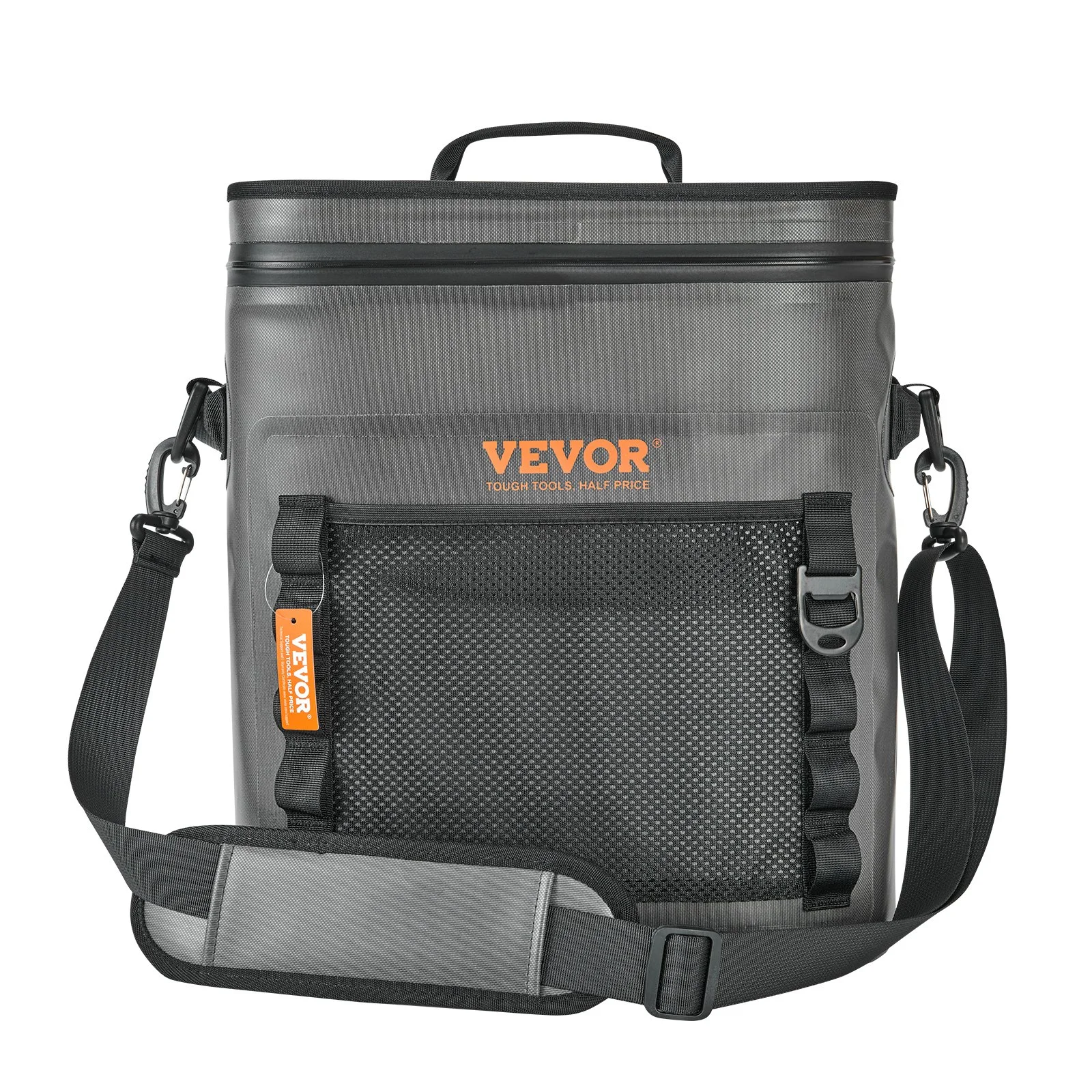 Soft Cooler Bag, 30 Cans Soft Sided Cooler Bag Leakproof with Zipper, Waterproof Soft Cooler Insulated Bag, Lightweight & Portable Collapsible Cooler for Beach, Hiking, Picnic, Camping, Travel