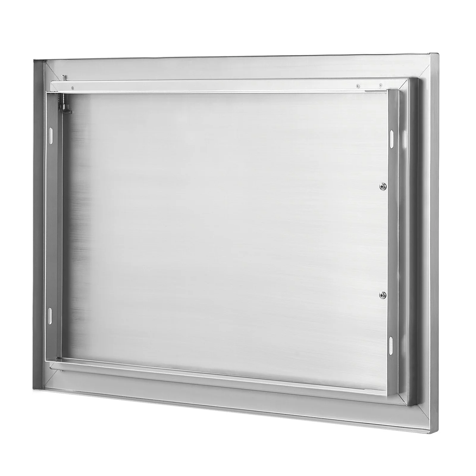 BBQ Access Door, 24W x 17H Inch Single Outdoor Kitchen Door, Stainless Steel Flush Mount Door, Wall Vertical Door with Handle, for BBQ Island, Grilling Station, Outside Cabinet - Image 7