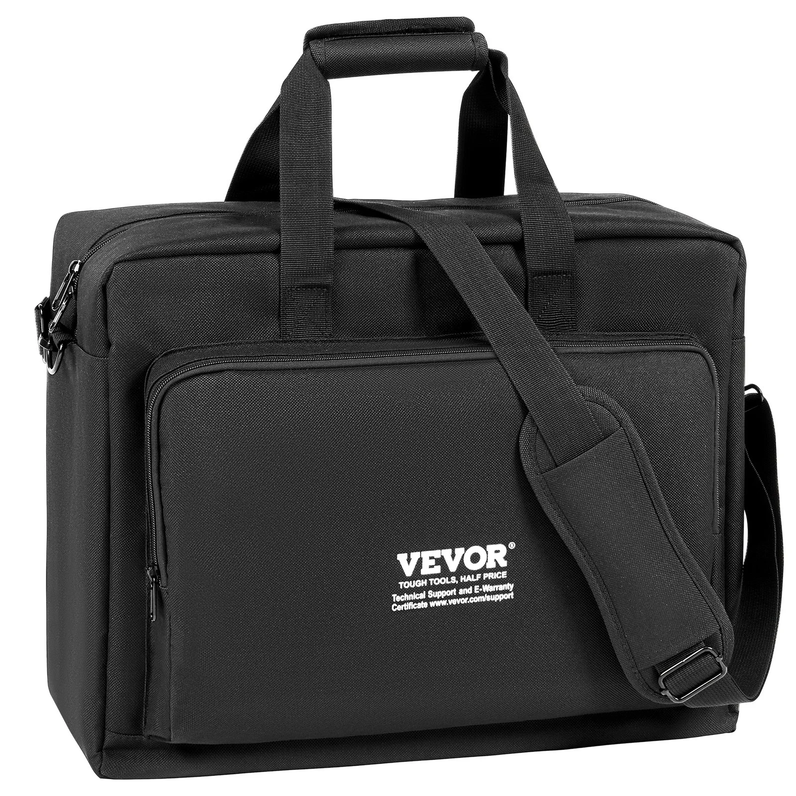 Padded DJ Mixer Gig Bag, 1200D Oxford Fabric, DJ Gear Carry Bag with a Storage Pocket 4.92 ft Removable Shoulder Strap 0.39 in Padding, 19.29 x 8.66 x 15.34 in Storage Case for DJ Controller