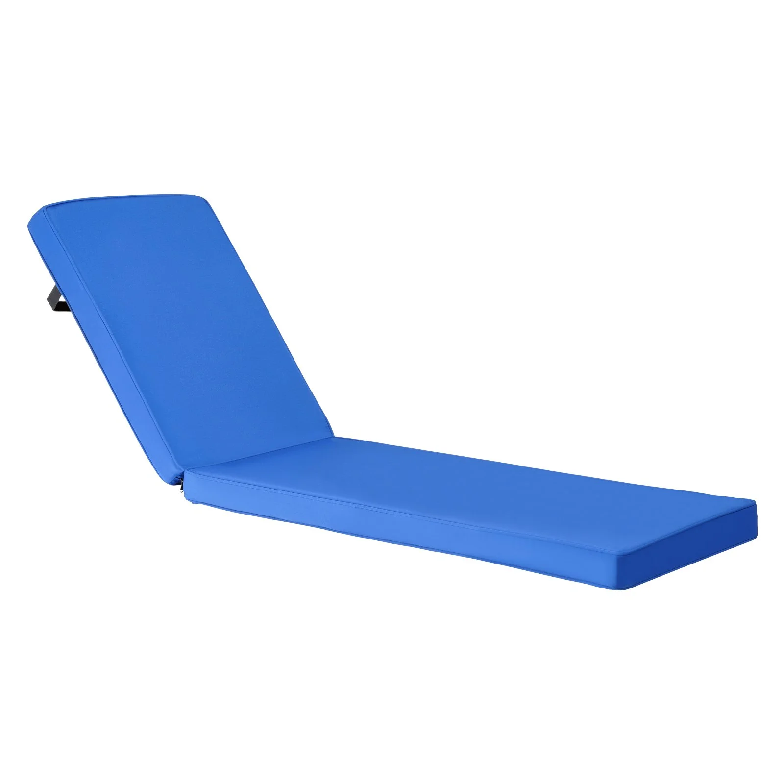 Chaise Lounge Cushion, 72 x 21 x 3 in, Outdoor Lounge Chair Cushions, Waterproof & Fade-Resistant, Sun Lounger Replacement Cushions with Ties, Patio Lounger Pads for Pool Deck Lawn, Blue