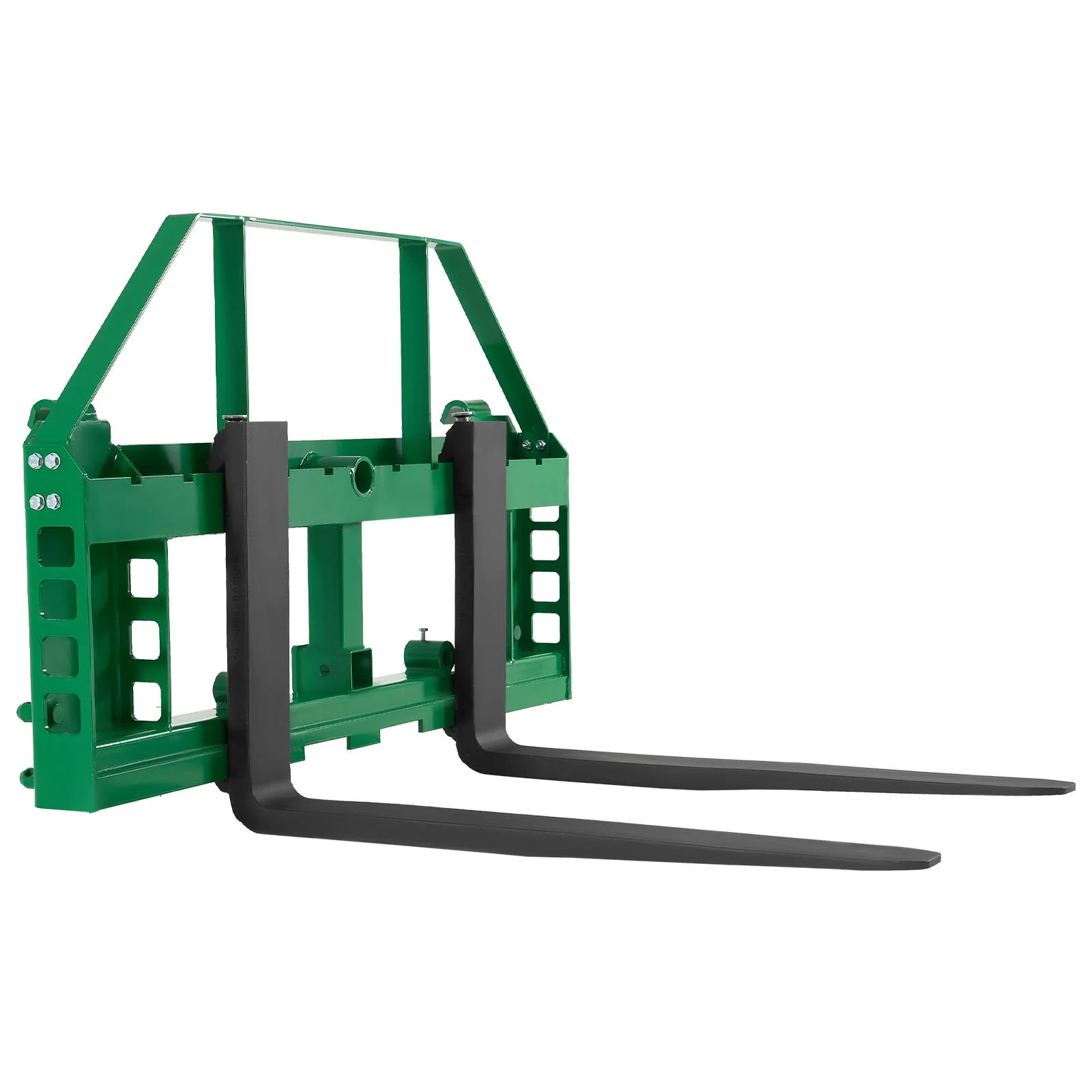 Pallet Fork Frame Attachment with 48-inch Skid Steer Forks for JD Tractors - Image 6