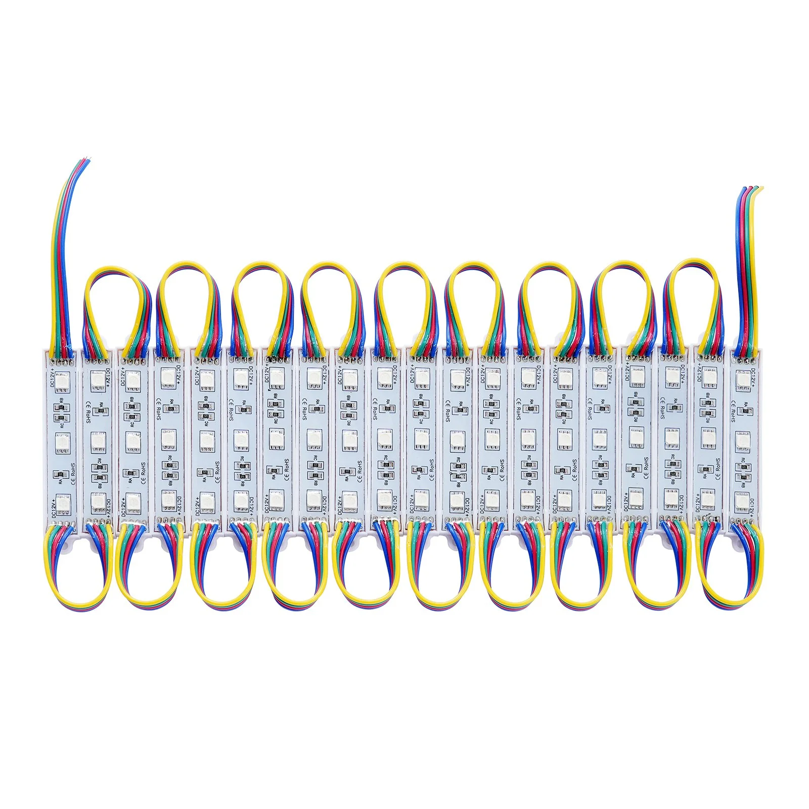 200PCS LED Storefront Lights, 103 ft, LED Module Lights, 5050 SMD 3-LED RGB Color Changing Window Lights with Remote Control for Business Store Window Advertising Letter Signs, IP68 Waterproof - Image 11