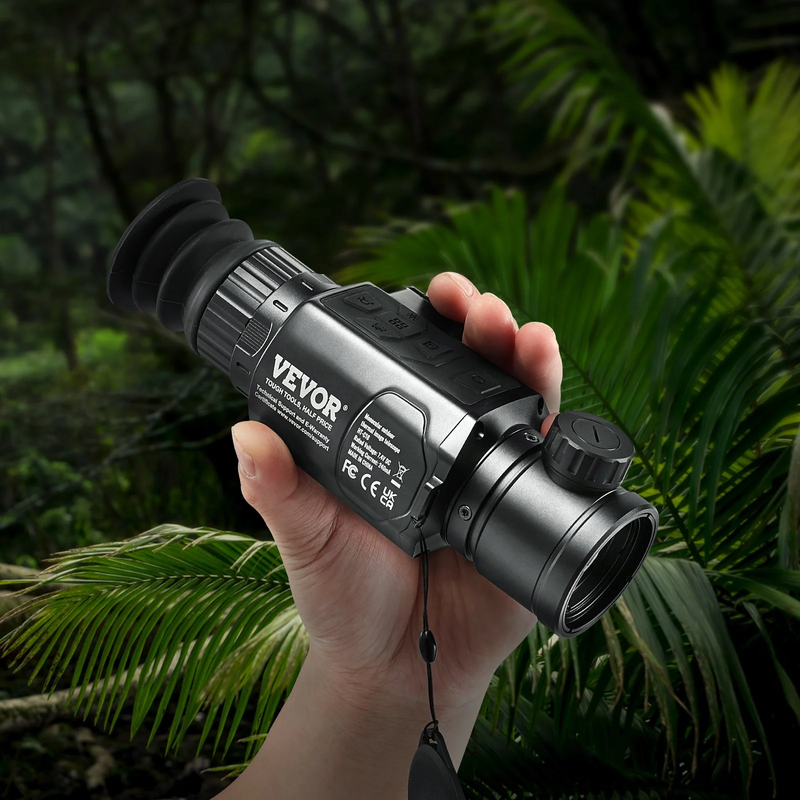Thermal Imager Monocular Hunting Imaging Telescope 1X -8X Zoom 0.39" OLED Scrren - Image 8