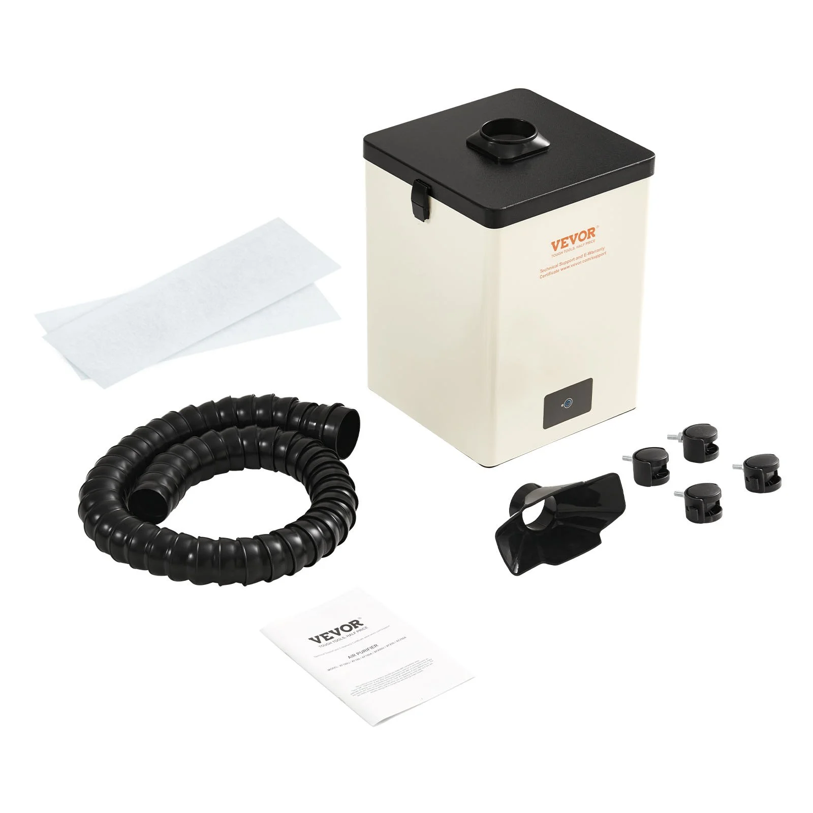 Solder Fume Extractor, 150W Soldering Smoke Extractor with 3-Stage Filters, 332 m³/h Strong Suction Smoke Absorber and Purifier for Soldering, Engraving, DIY Welding, Salon