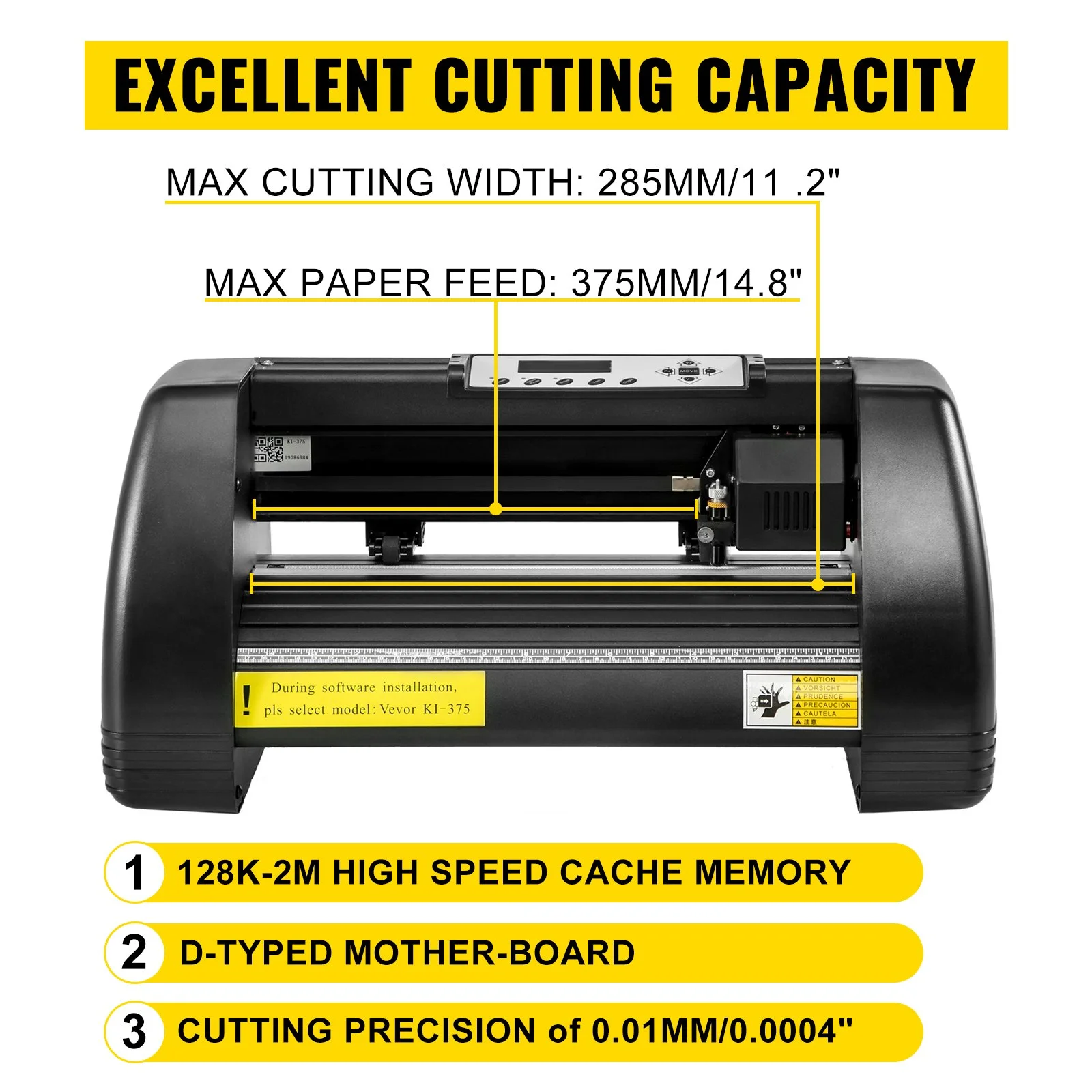 Digital Clamshell 15" X 15" (38 X 38cm) Heat Transfer Press + 14 Inch Vinyl Cutter Machine Kit Software - Image 4