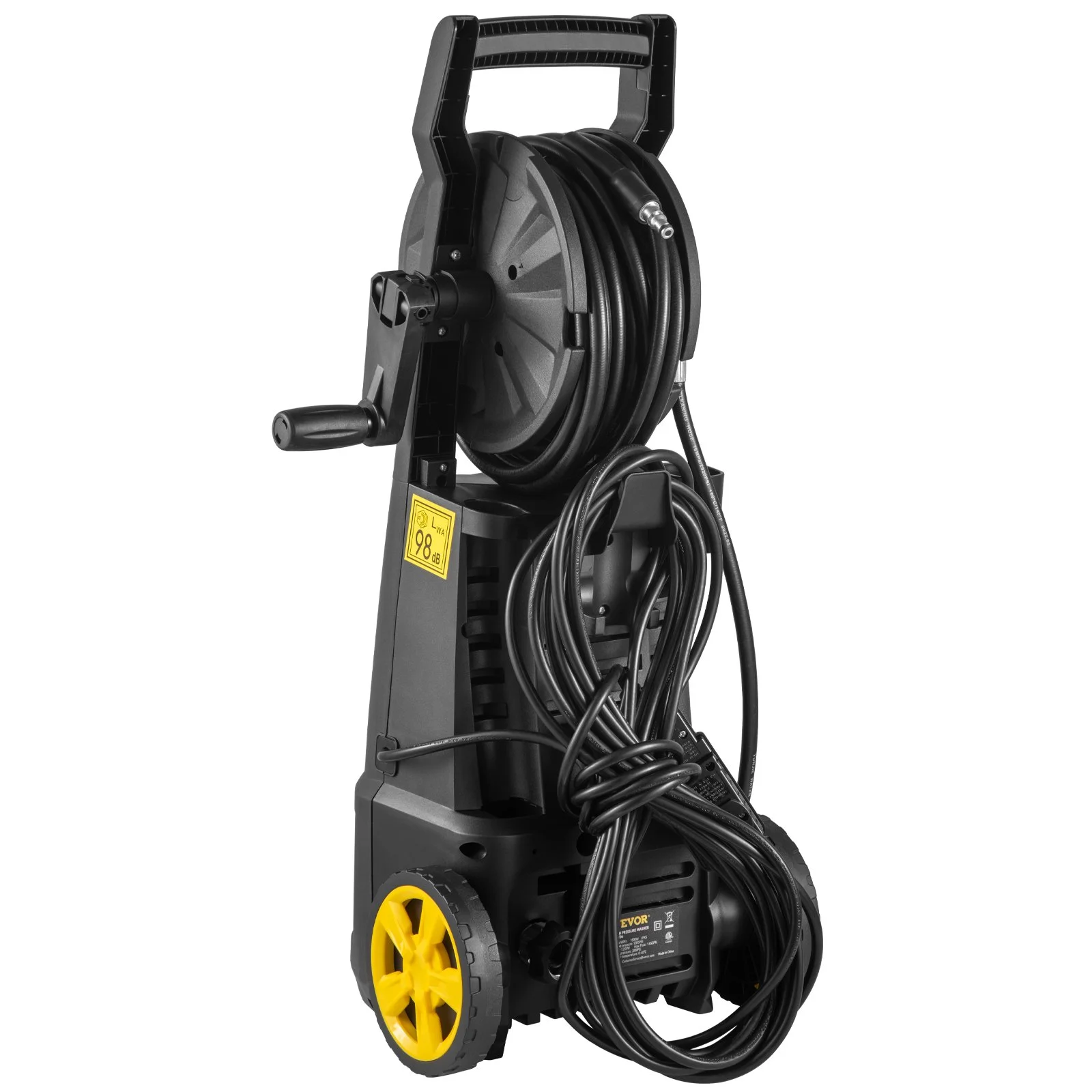 Electric Pressure Washer, 2000 PSI, Max 1.65 GPM Power Washer with 30 ft Hose & Reel, 5 Quick Connect Nozzles, Foam Cannon, Portable to Clean Patios, Cars, Fences, Driveways, ETL Listed - Image 7