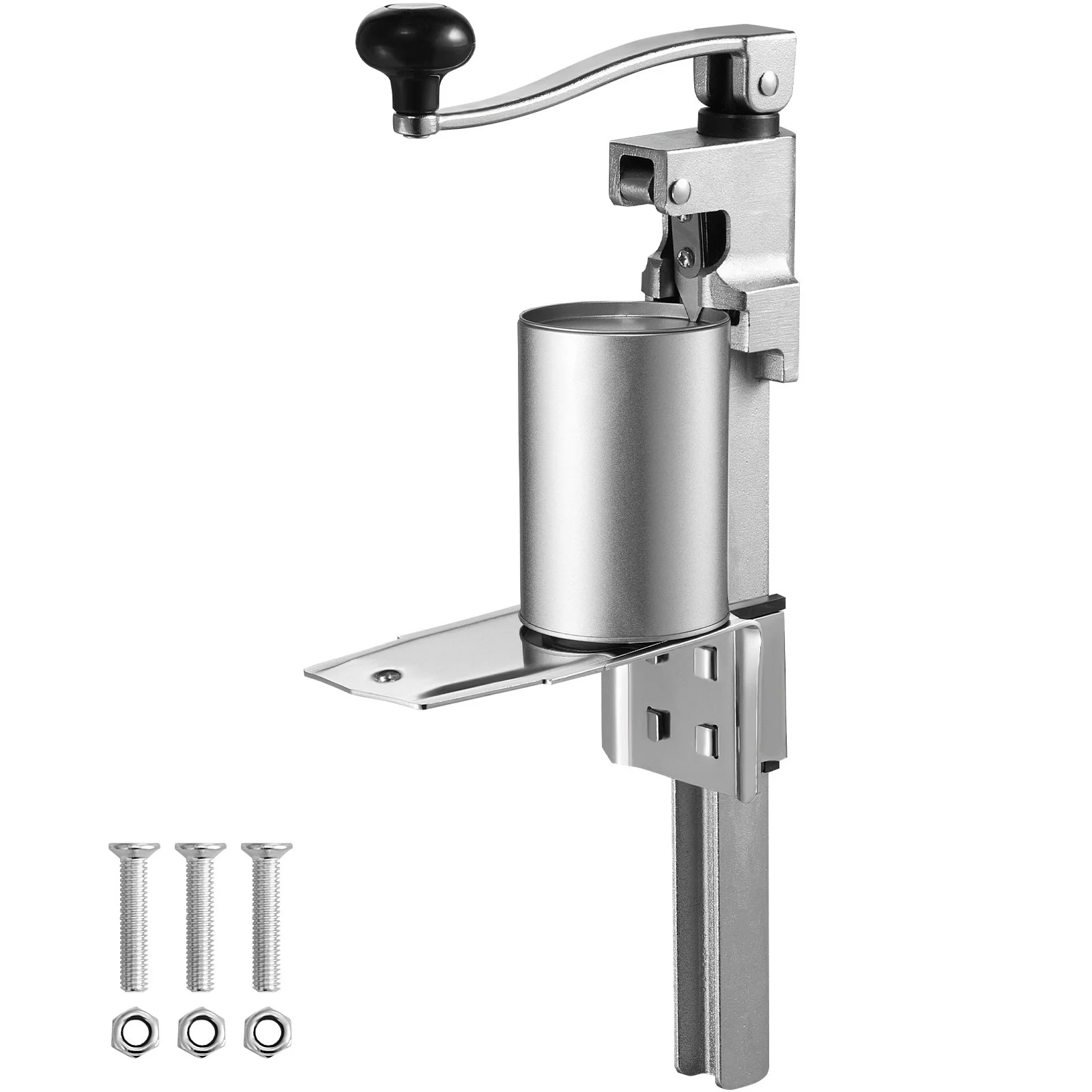 Manual Can Opener, Sturdy Tabletop Can Opener for Big Cans, Durable with Stand, Height-Adjustable Professional Jar Opener, Suitable for Cans Up to 11.8" High, Ideal for Restaurants, Hotels, H