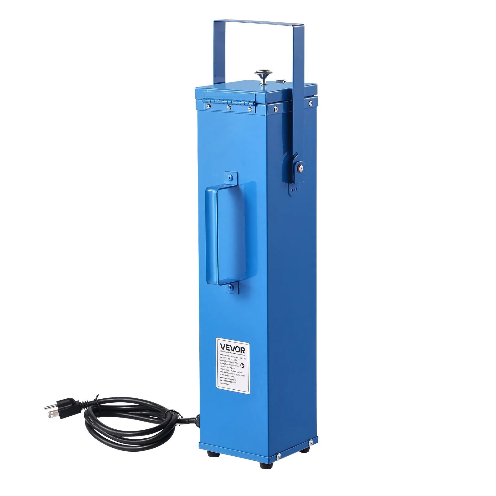 Portable Welding Rod Oven, 10LBS Capacity Electrodes Drying Oven 230W 120V, 300℉ Fast Heating Welding Rods Dryer for 18-inch Stick Electrodes - with Easy-to-Carry Handle & Safety Locking Latch - Image 9
