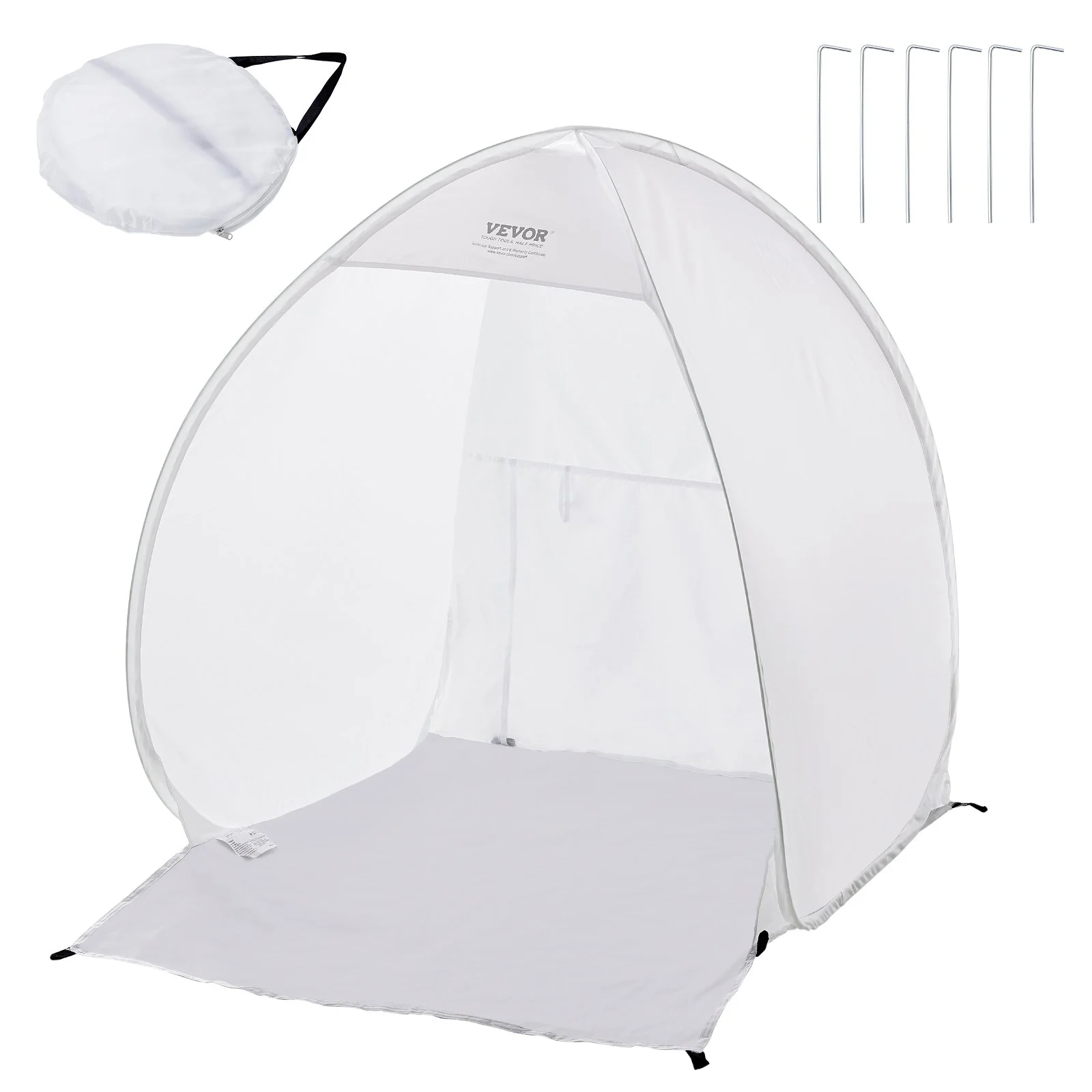 Spray Paint Shelter, 40 x 35 x 40 in Pop-Up Portable Spray Paint Tent with Built-In Floor, Exhaust Window and Storage Bag, Foldable Paint Booth for Furniture, DIY Hobby Tool Painting Station