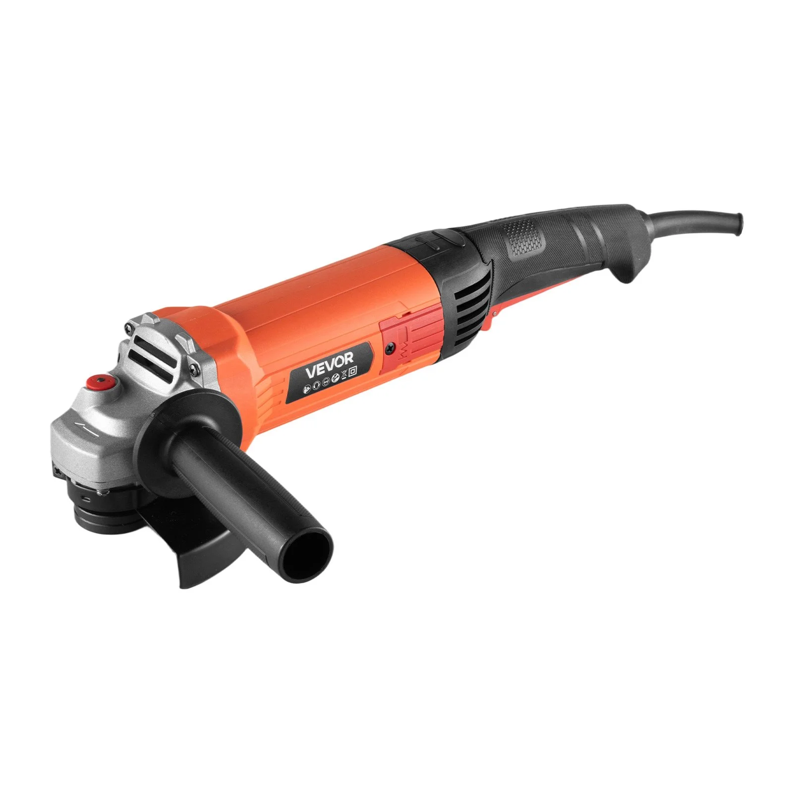 Angle Grinder, 5" Electric Grinder Power Tool, 10Amps 10000RPM High-Speed Corded Angle Grinders with 230° Adjustable Dust Guard for Metal Grinding, Cutting, Rust Removal (Disc Not Included)