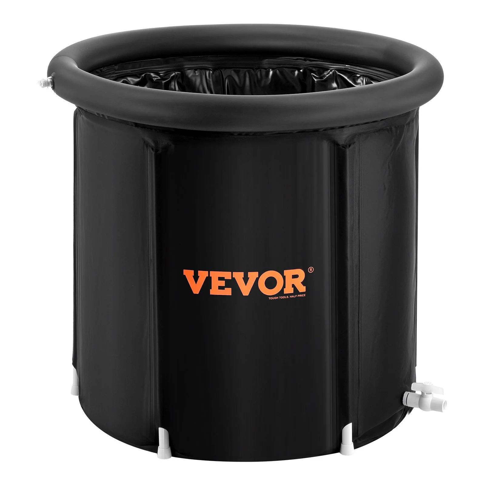 Ice Bath Tub, Cold Water Therapy Plunge Tub for Athletes, Portable Outdoor Ice Barrel Plunge Pool for Recovery, 90 Gal Inflatable Folding Bathtub with Cover, Home Ice Pod for Adult, 32"Lx30"H - Image 9