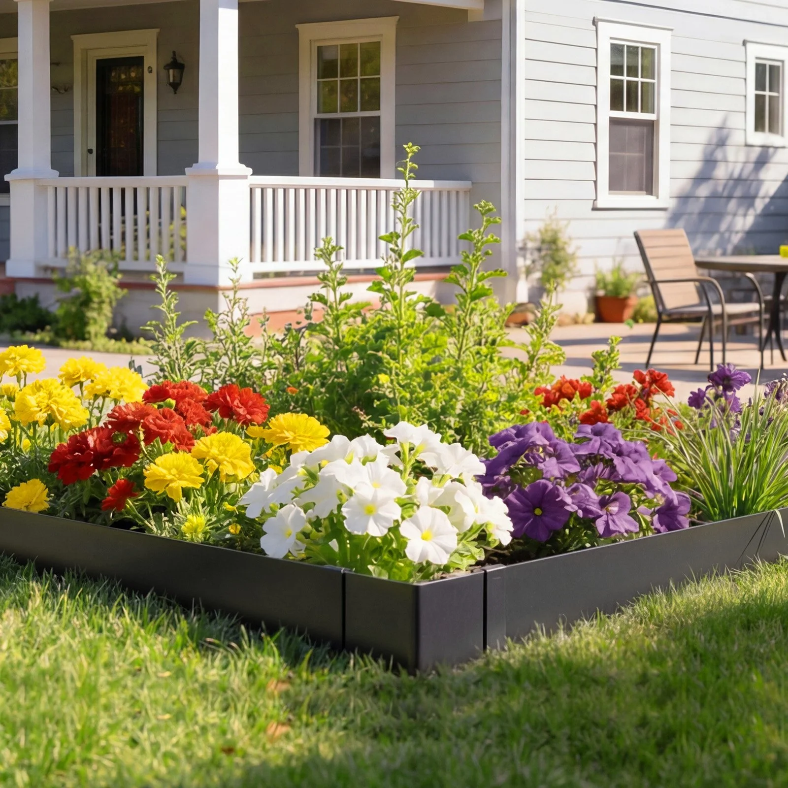 Galvanized Steel Landscape Edging, 12-Pack 40 x 6 Inch Metal Edging for Landscaping with 14 Mounting Clips, Heavy Duty Metal Garden Edge Border for Flower Bed, Yard Pathway, Black - Image 10