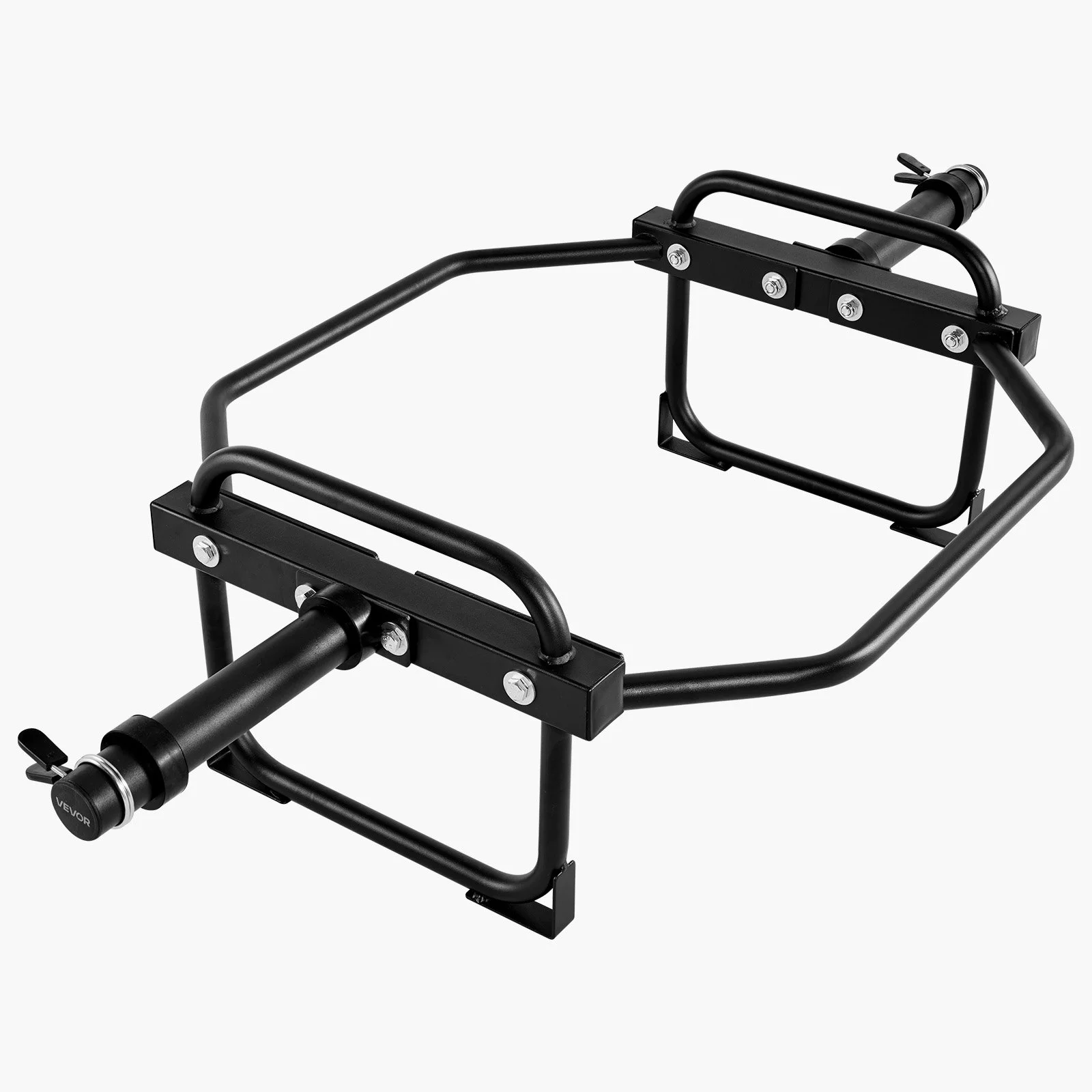 Trap Bar Hex Bar, 2-Inch Hex Barbell, 500 LBS Capacity Shrug Bars, Weightlifting and Strength Training Equipment, Home Gym for Squats, Deadlifts, Shoulder Presses, Black