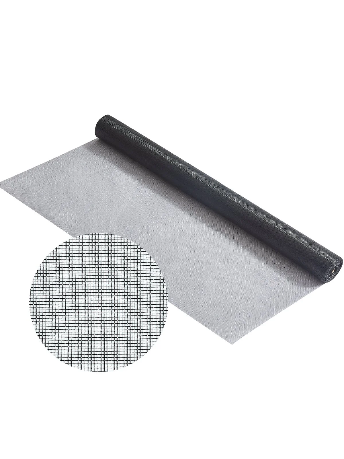 Window Screen Replacement, 100 ft × 96 in Window Screen Mesh, DIY Adjustable Fiberglass Screen Mesh - Durable, Washable & Easy to Install, Window Screen Repair Kit for Patio Porch Door Windows