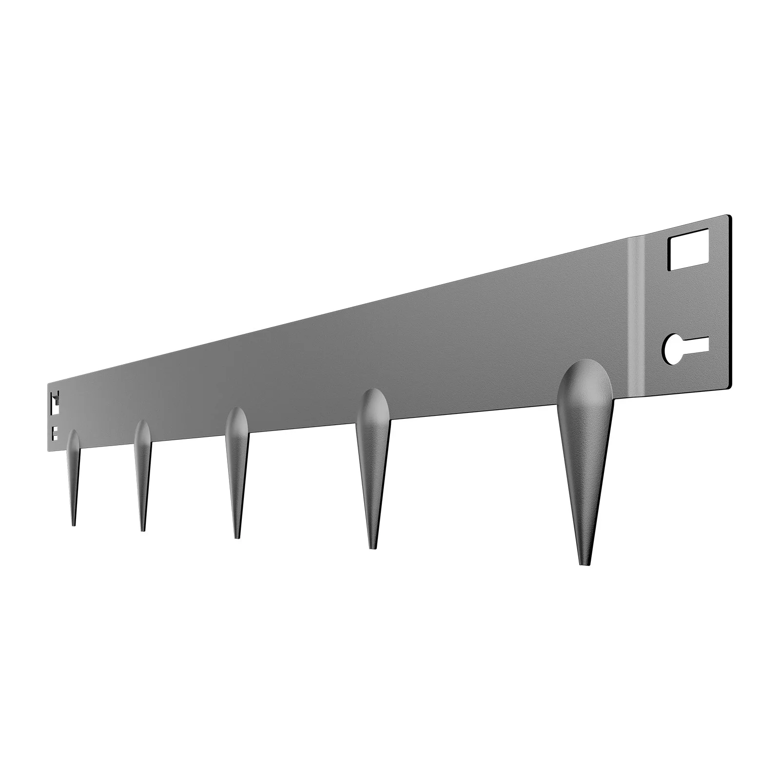 Steel Landscape Edging, 5 Packs 39 x 3 in Rust-Resistant Metal Landscape Edging, Bendable Garden Edging Border, Heavy Duty Lawn Edging, Easy-to-Install, Flower Bed Yard Pathway Divider Dark Gray - Image 5