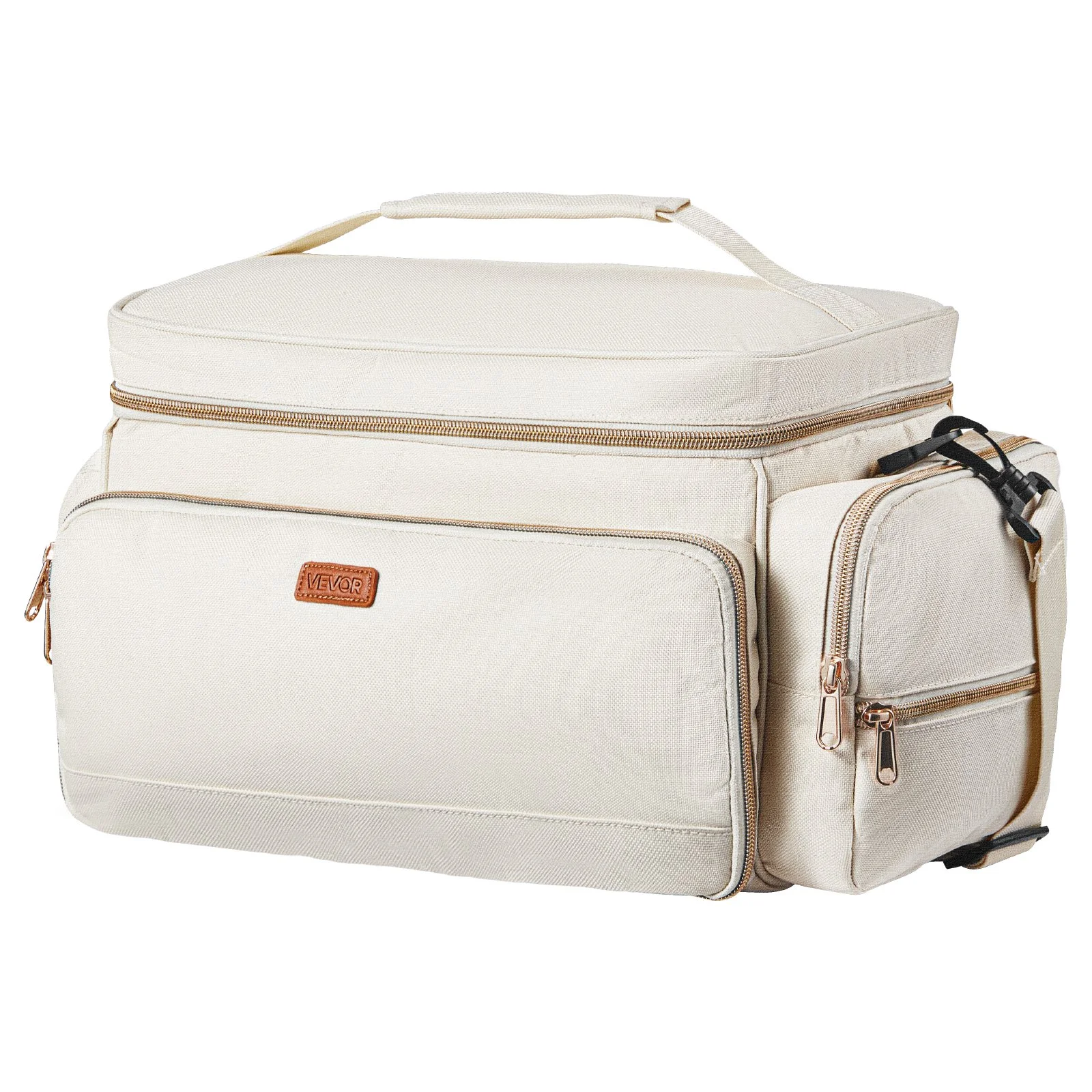 Breast Pump Bag, Breast Feeding Bag with Waterproof Mat, Fits for S1/S2, Pumping Accessories & Breastmilk Storage, Portable Pump Carrying Case for Work, Travel and Family Use, Beige - Image 3