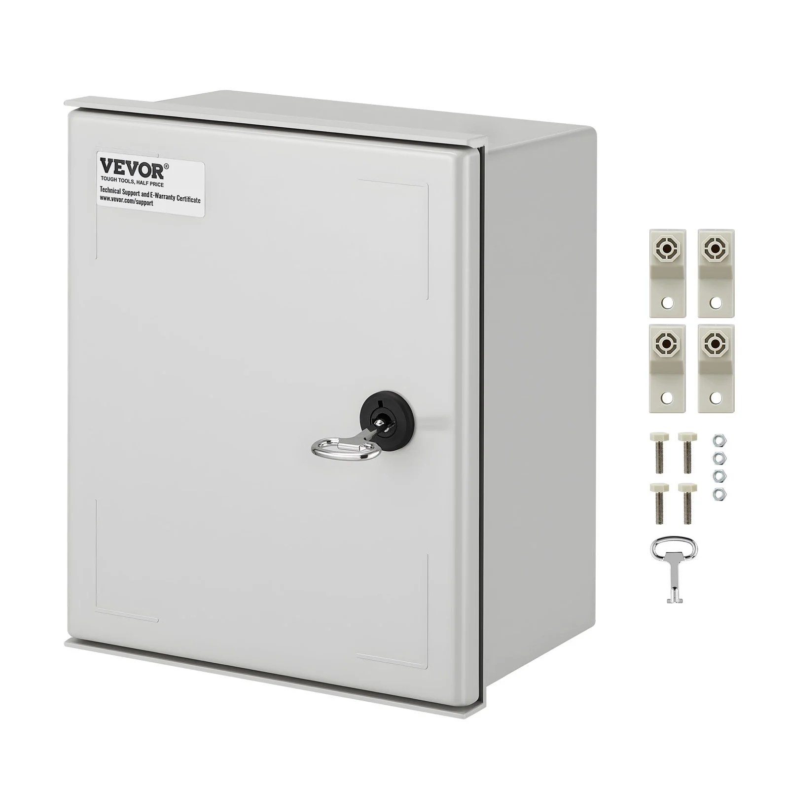 NEMA Electric Box, 12x10x6'' NEMA 4X Fiberglass Electric Enclosure, IP66 Water & Dust Resistant, Suitable for Both Outdoor & Indoor Use, Includes Mounting Plate (30x25x14 cm)