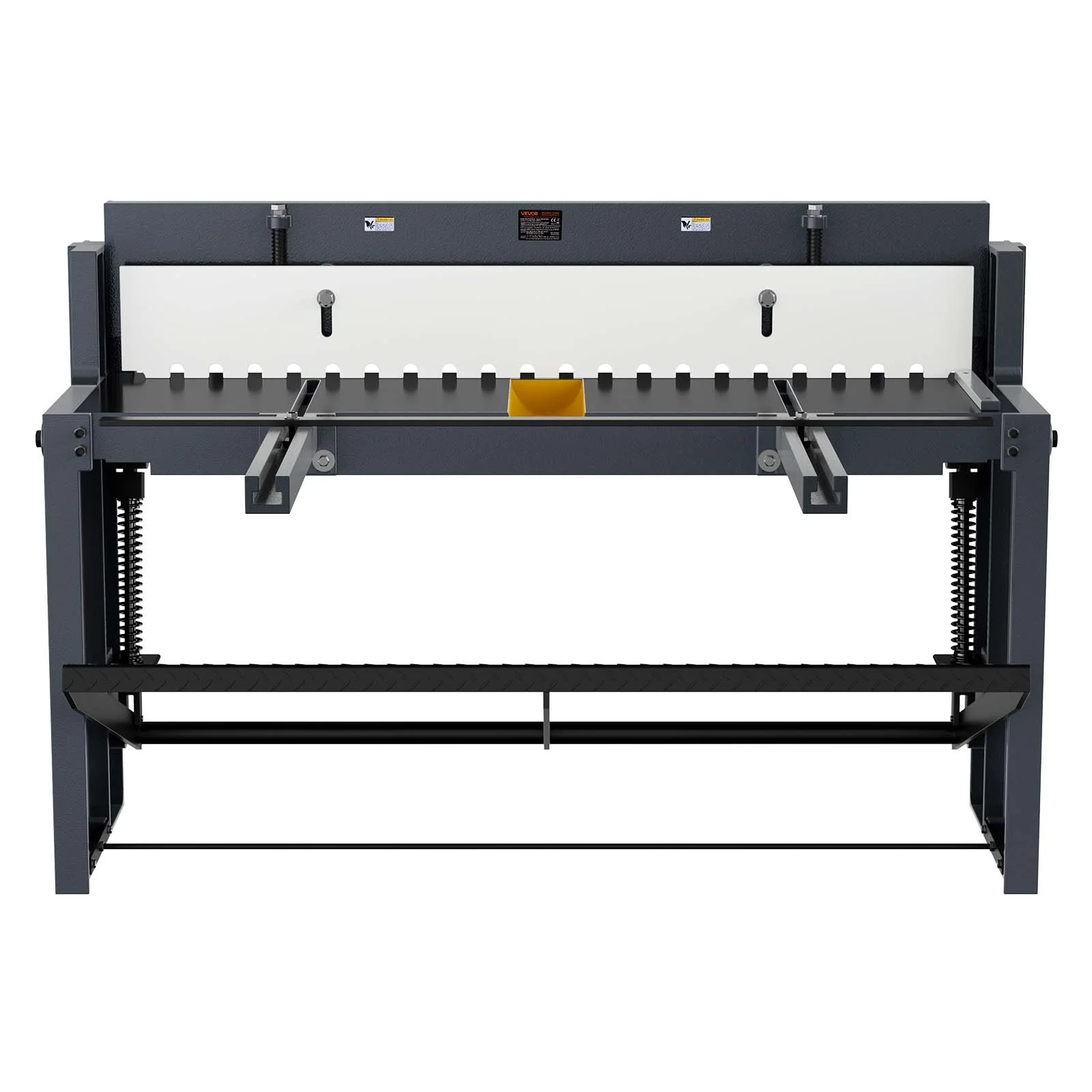 Foot Stomp Sheet Metal Shear, 52 in Width Manual Floor Shear, with Soild Steel Frame, Adjustable Blade Gap, Material Stops, Foot-Pedal Control for Cutting Steel, Copper, Rebar, and Aluminum - Image 4