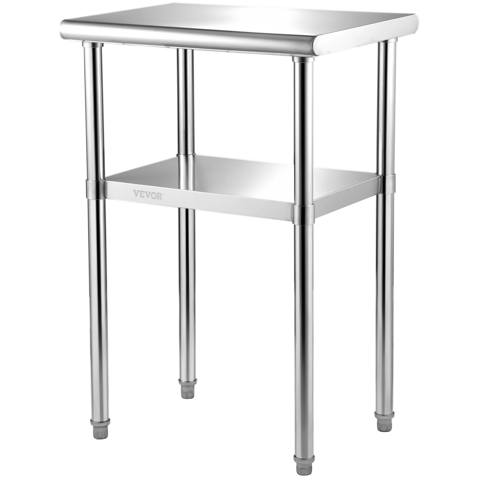 Stainless Steel Prep Table, 24 x 18 x 36 Inch, 600lbs Load Capacity Heavy Duty Metal Worktable with Adjustable Undershelf & Feet, Commercial Workstation for Kitchen Restaurant Garage Backyard - Image 9