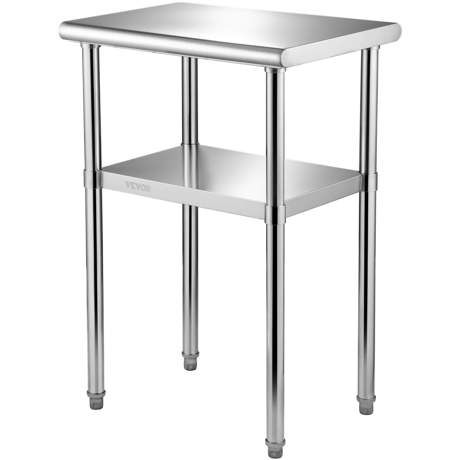 Stainless Steel Prep Table, 24 x 18 x 36 Inch, 600lbs Load Capacity Heavy Duty Metal Worktable with Adjustable Undershelf & Feet, Commercial Workstation for Kitchen Restaurant Garage Backyard - Image 12