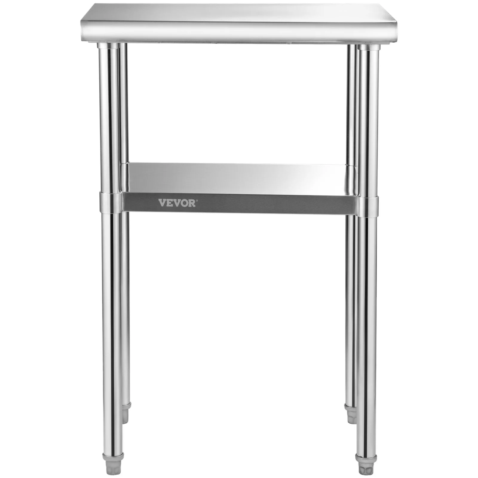 Stainless Steel Prep Table, 24 x 18 x 36 Inch, 600lbs Load Capacity Heavy Duty Metal Worktable with Adjustable Undershelf & Feet, Commercial Workstation for Kitchen Restaurant Garage Backyard - Image 11