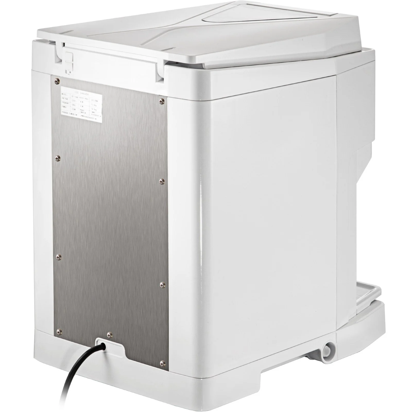Ice Shaver Machine Electric, Snow Cone Machine Commercial 265 LBS/H, Shaved Ice Machine with Ice Hopper & Lid, 250W Ice Crusher with Drain Pipe Tabletop Shaved Ice Maker with Adjustable Fineness - Image 11