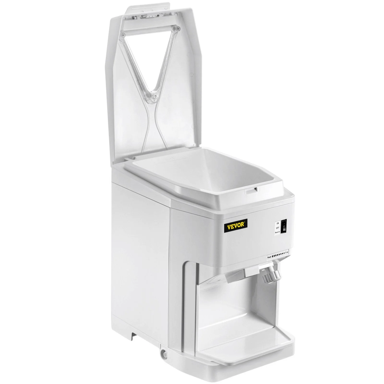 Ice Shaver Machine Electric, Snow Cone Machine Commercial 265 LBS/H, Shaved Ice Machine with Ice Hopper & Lid, 250W Ice Crusher with Drain Pipe Tabletop Shaved Ice Maker with Adjustable Fineness - Image 10