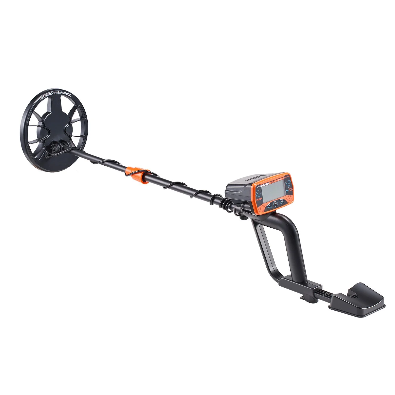 Metal Detector for Adults, 8", Professional High Accuracy Gold Detector, IP68 Waterproof Search Coil with Display, Headphones, 3 Modes, Adjustable Length, for Detecting Gold Treasure Hunting - Image 7
