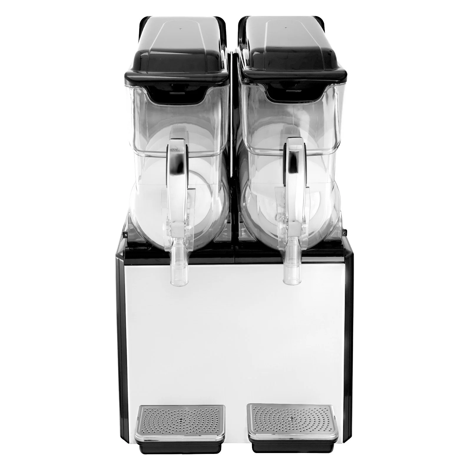110V Slushy Machine 20L Double Bowl Margarita Frozen Drink Maker 900W Automatic Clean Day and Night Modes for Supermarkets Cafes Restaurants Snack Bars Commercial Use - Image 10