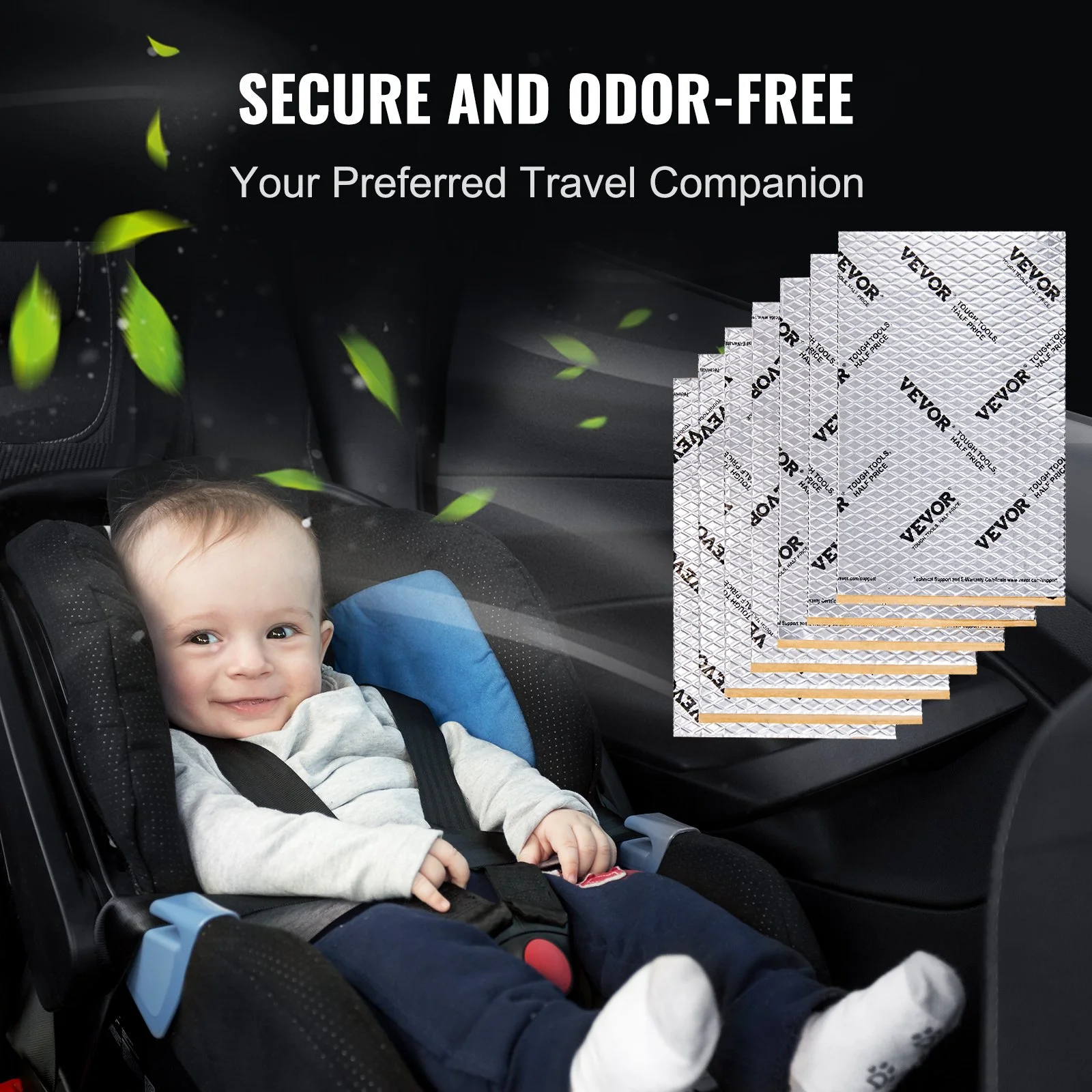 Car Sound Deadening Mat, 50 mil 52 sqft Car Sound Dampening Material, Butyl Automotive Sound Deadener, Noise Insulation and Vibration Dampening Material for Car - Image 3