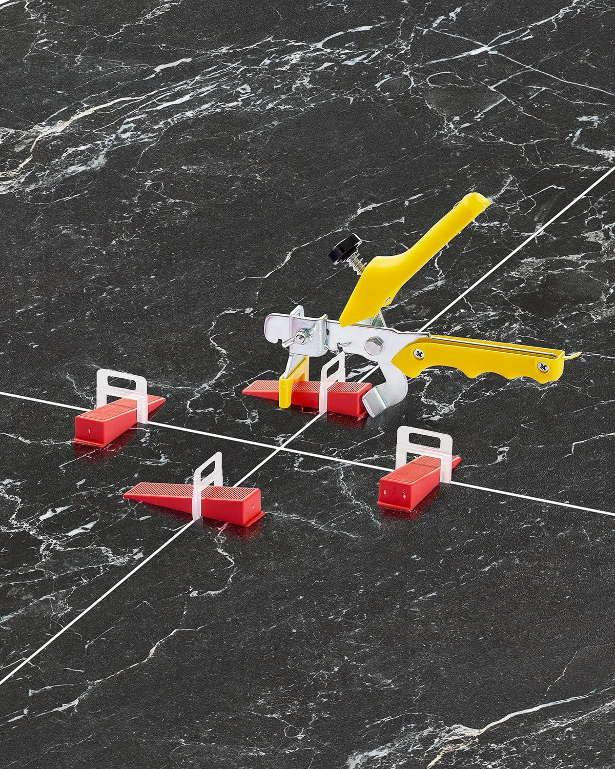 Tile Leveling System, 1/8 Inch(3 mm) with 1pc Tile Plier, 700 PCS DIY Tile Leveler Spacers Clips and 200 PCS Reusable Wedges, Tile Tools Set for Professional Ceramic Tile and Stone Installation