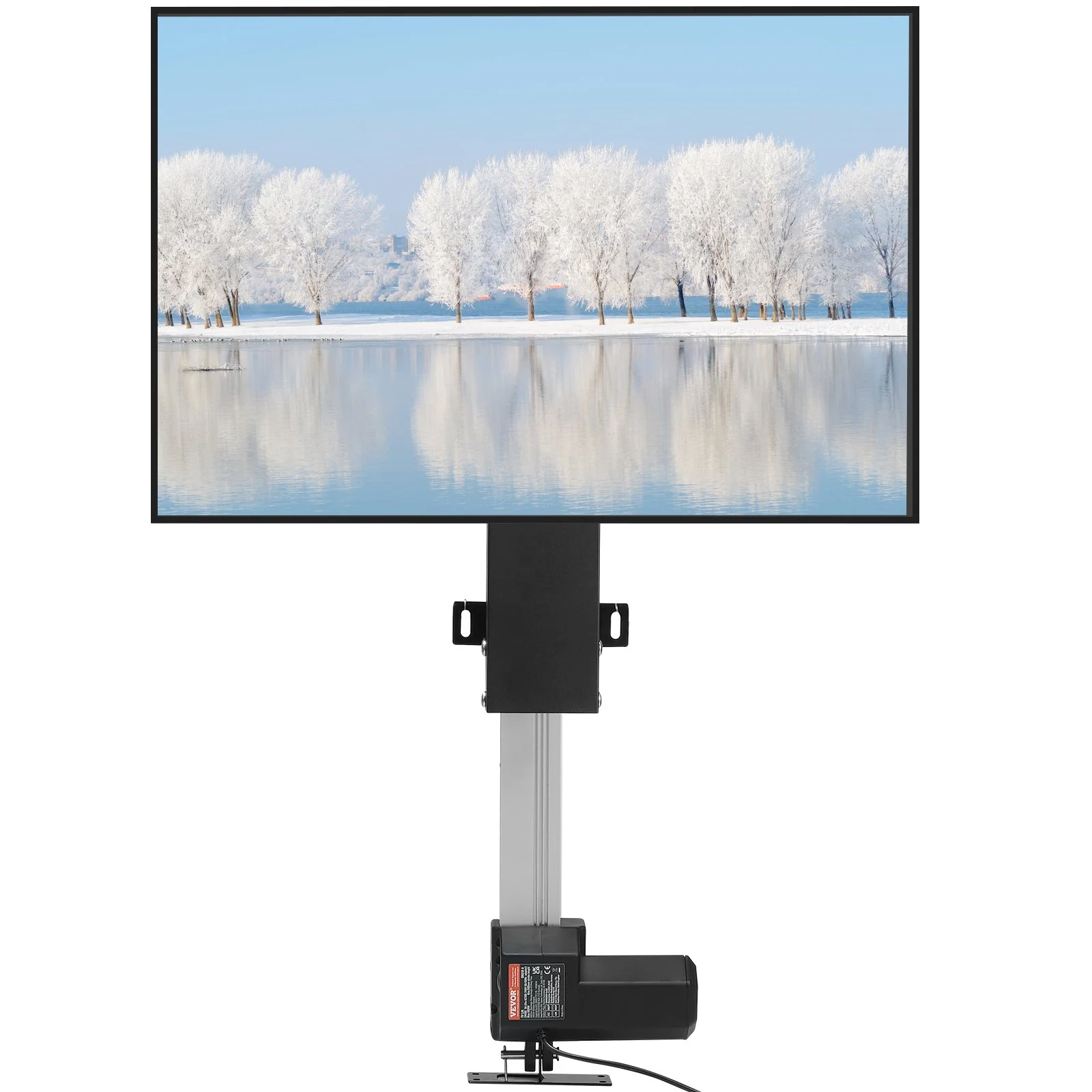 Automated TV Elevator, 20" Stroke for 28-32" TVs. Remote-Controlled, Adjustable Height 30-50", Supports up to 132 lbs