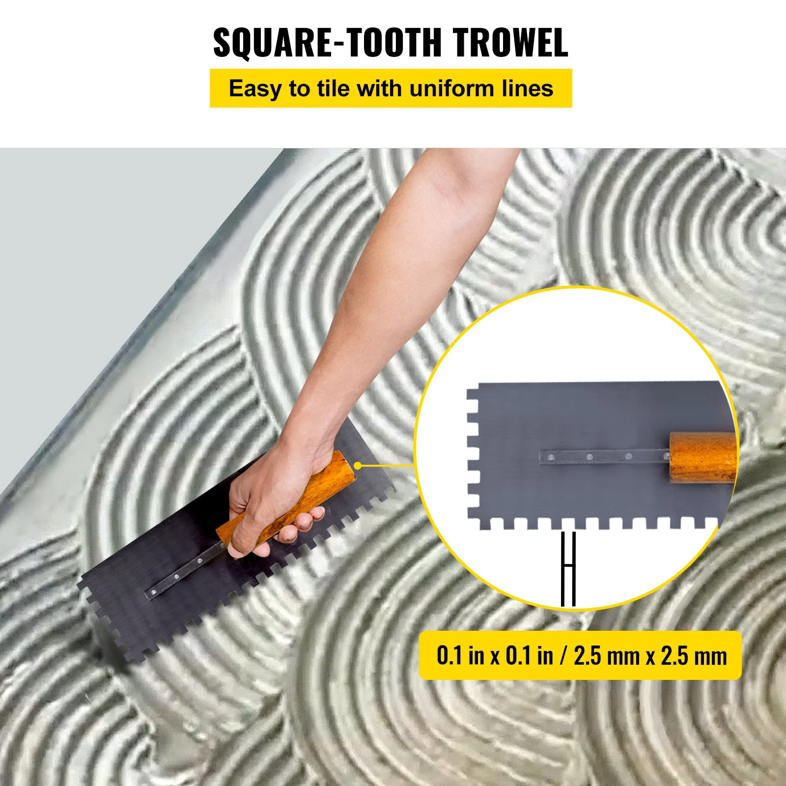 Shower Curb Kit, 38"x60" Watertight Shower Curb Overlay with 4" PVC Central Bonding Flange, 4" Stainless Steel Grate, 2 Cuttable Shower Curb and Trowel, Shower Pan Slope Sticks Fit for Bathr - Image 3