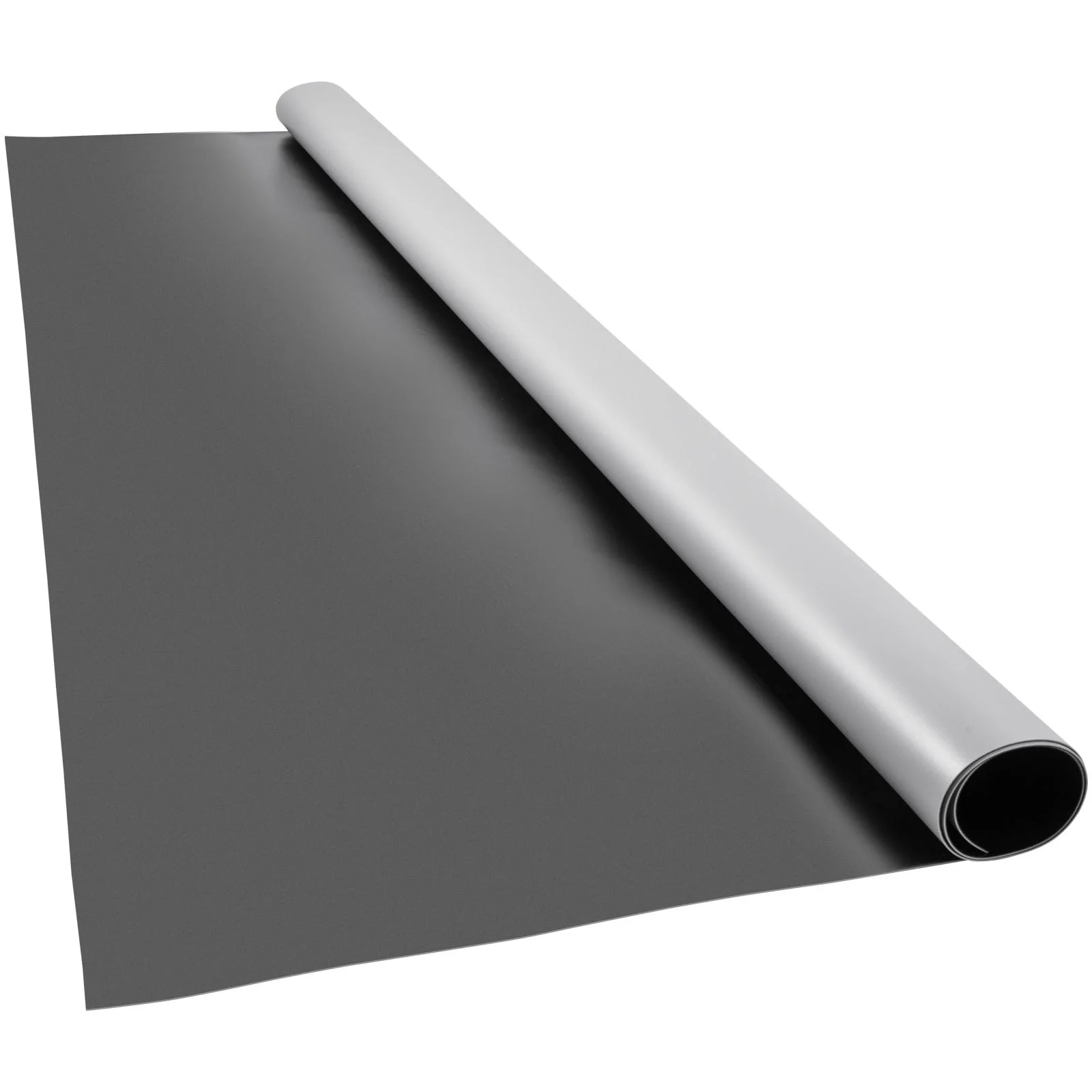 Dance Floor, 6.6x11.8ft Dance Floor Roll, 0.06in Thick PVC Vinyl Dance Floor, Black/Grey Reversible Portable Dance Floor, Non-Slip Dance Flooring, Ballet Dance Floor for Jazz, Pop, Lyrical Style
