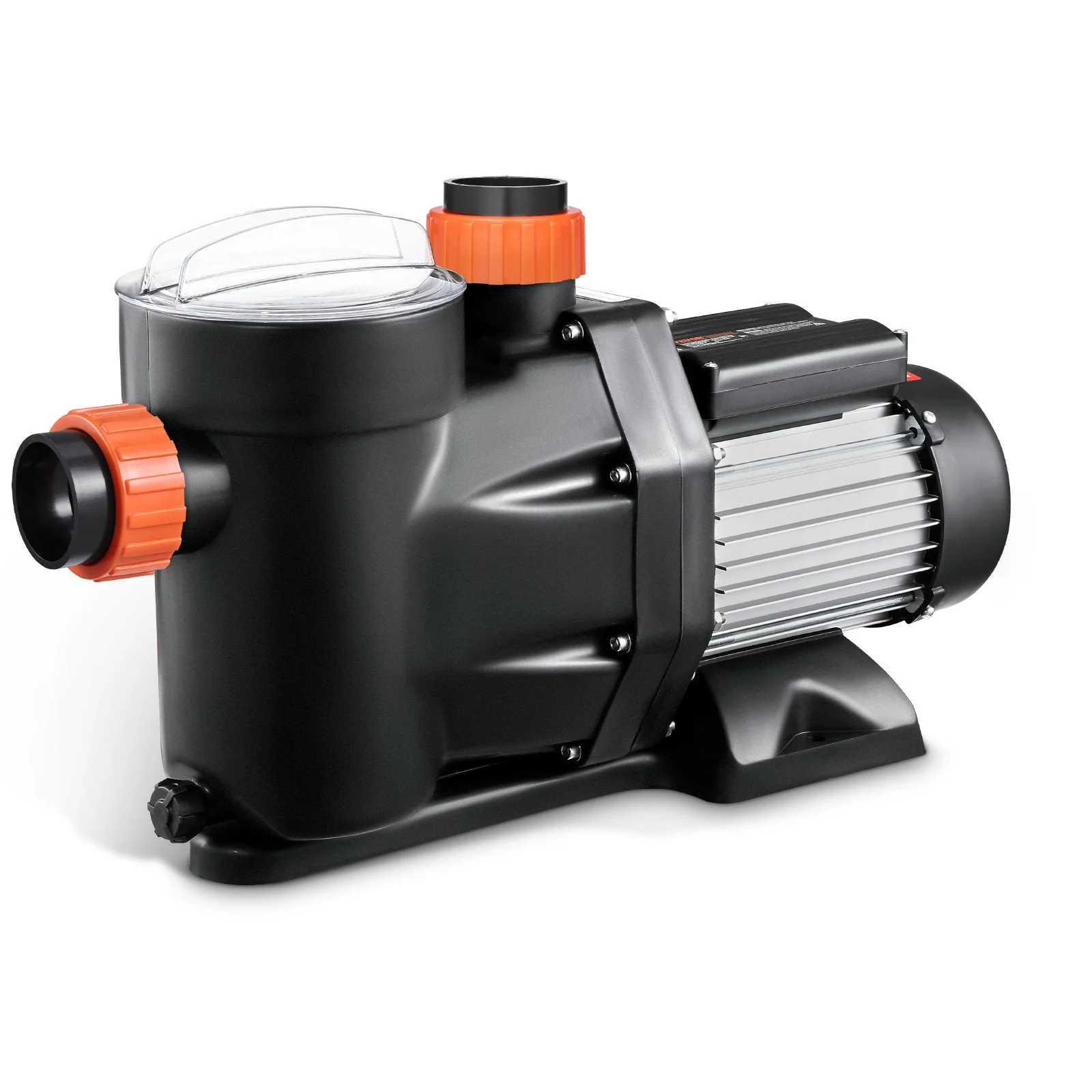 Above Ground Pool Pump, 2.5 HP, 148 GPM Max Flow Single Speed Swimming Pool Pump, 220V 3450 RPM 62 ft Max Head Lift with PP Shell Strainer Basket, 122°F Max Water Temperature, for Hot Tubs Spas