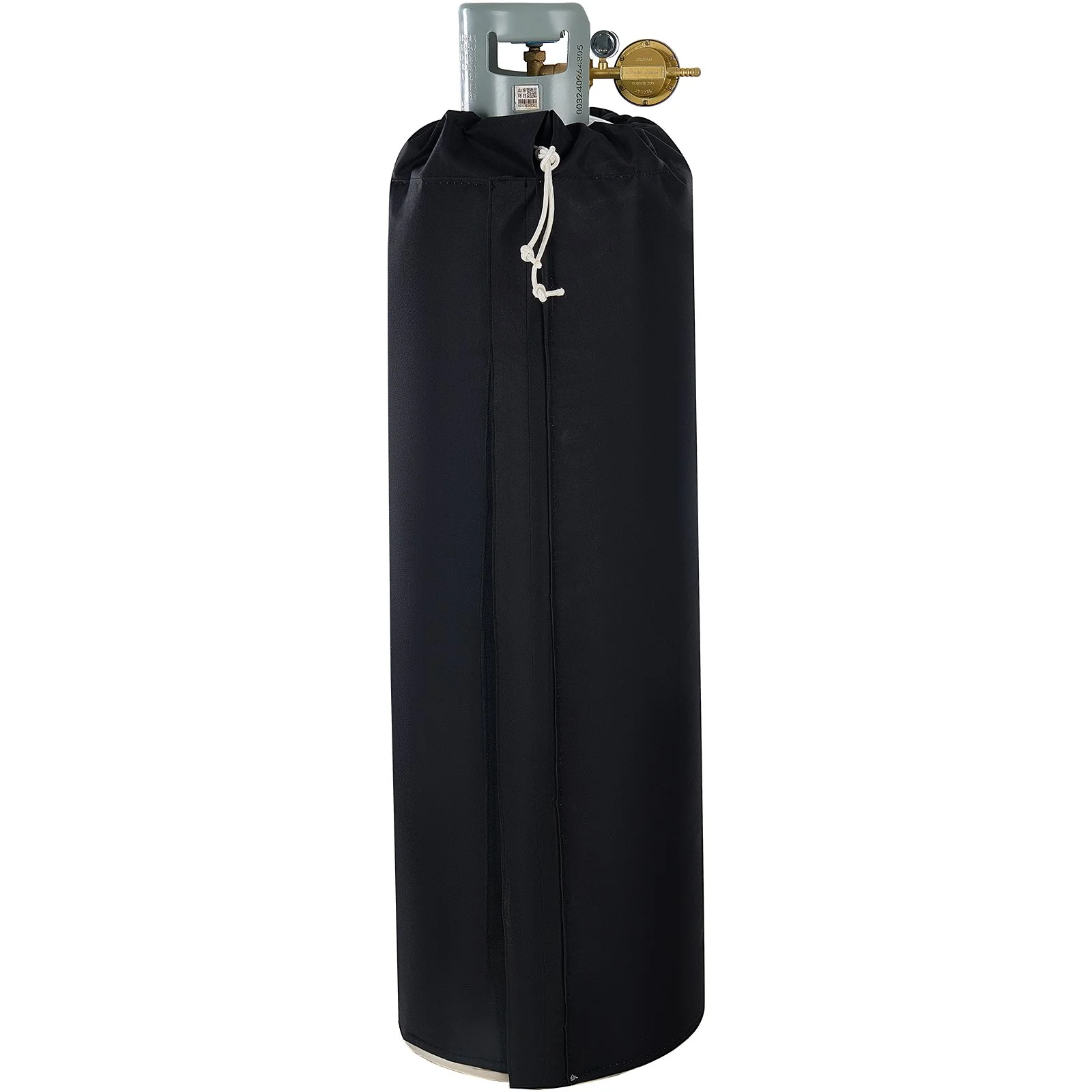 Insulated Band Style Gas Cylinder Warmer, Fits 100 lbs Gas Tanks 280W Propane Heater, Fixed Internal Thermostat Max Temp 90 ℉, Durable Waterproof Oxford Fabric, FCC Listed