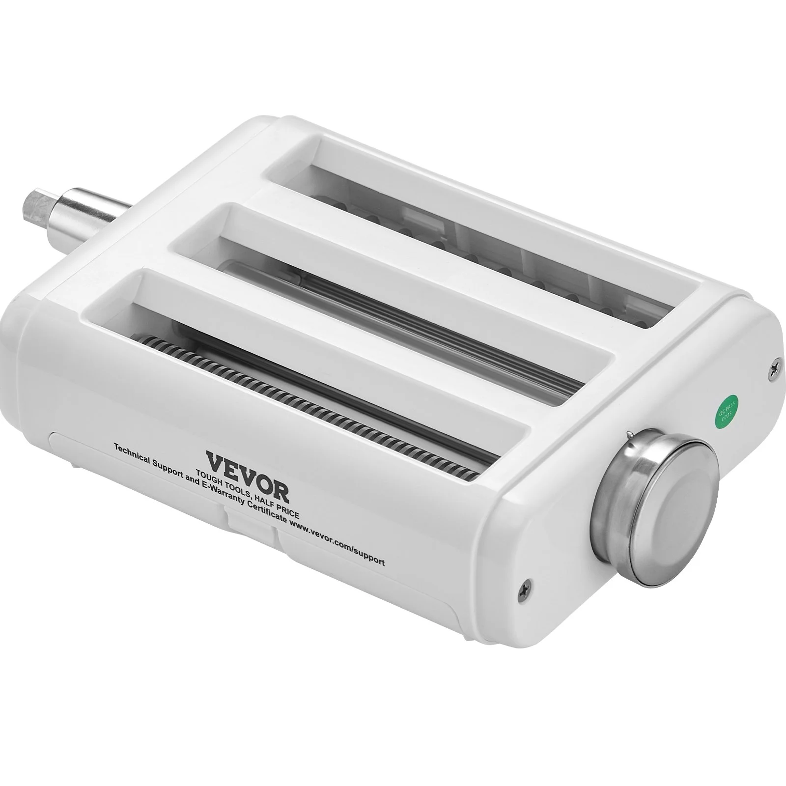 Pasta Attachment for KitchenAid Stand Mixer, 3-IN-1 Stainless Steel Pasta Roller Cutter Set Including Pasta Sheet Roller, Spaghetti and Fettuccine Cutter, 8 Adjustable Thickness Knob Pasta Maker - Image 5